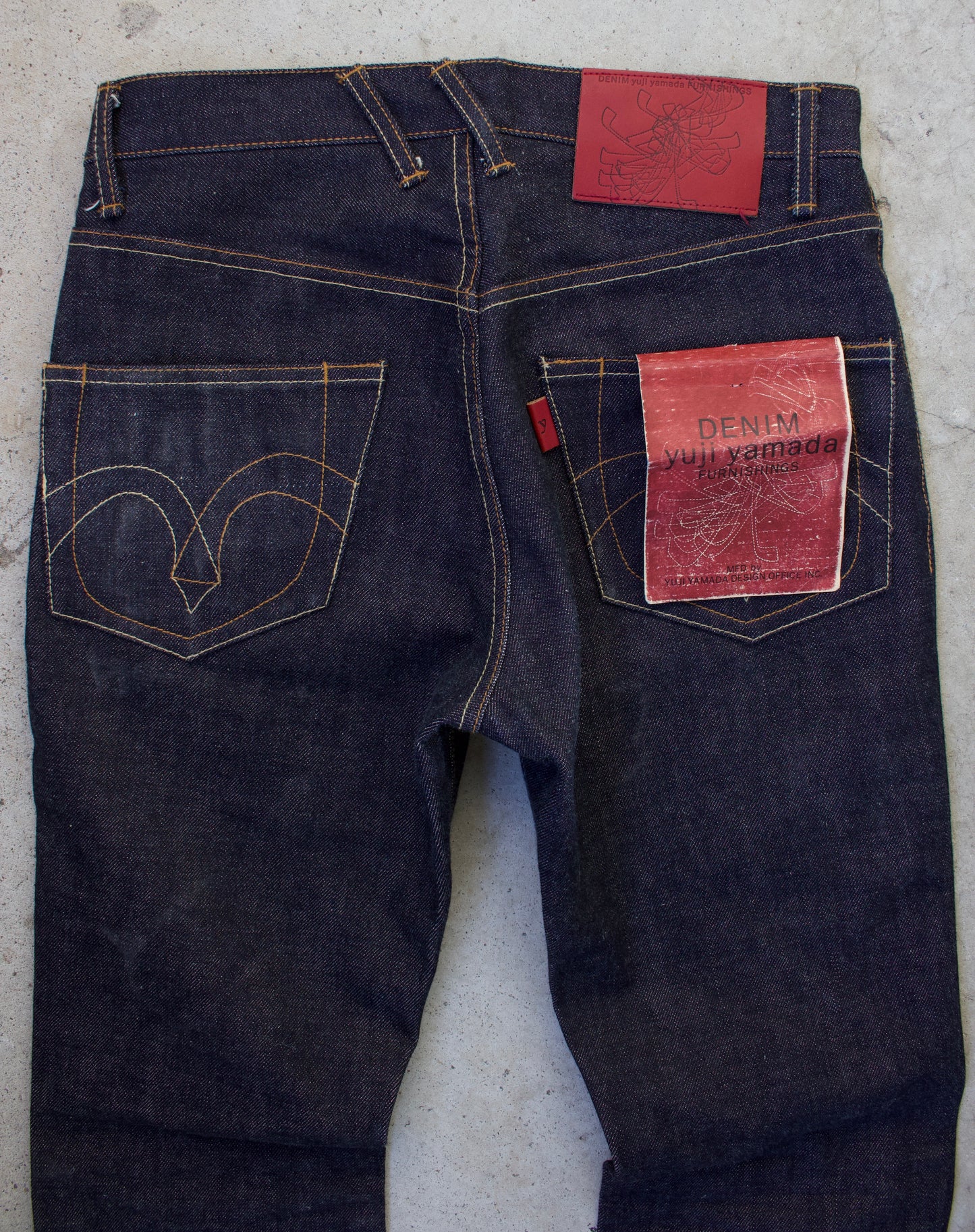Yuji Yamada 00s ‘FURNISHING’ Raw Indigo Bootcut Denim