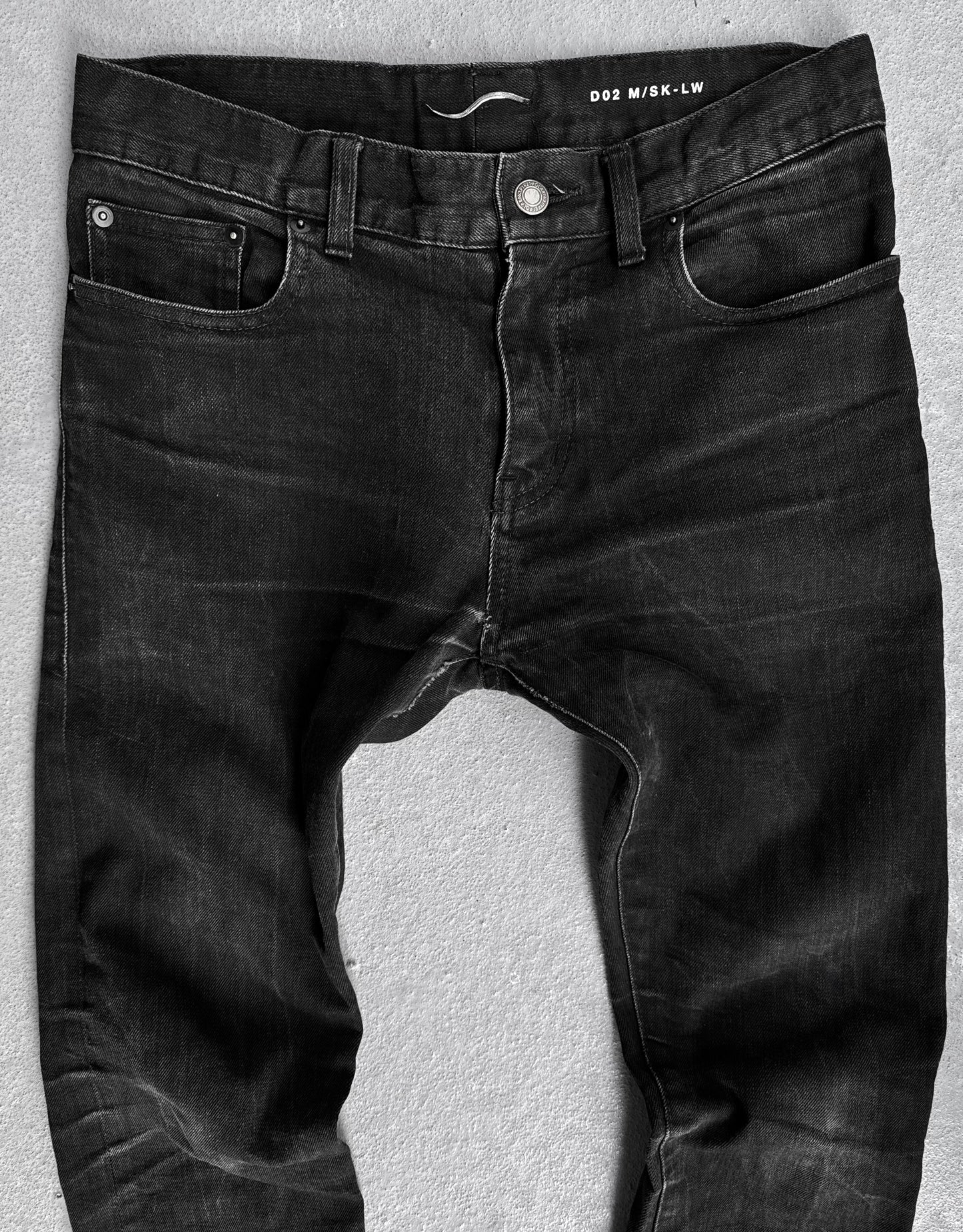 Saint Laurent Paris AW12 ‘D02’ Washed Grey Skinny Denim