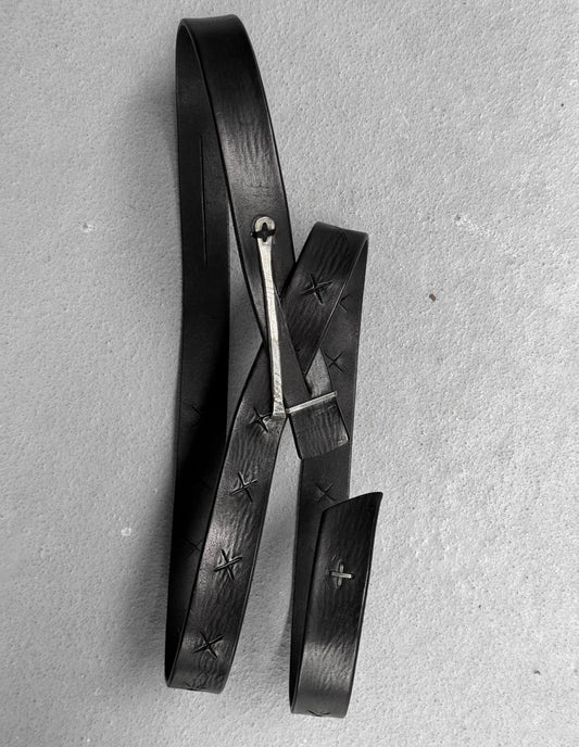 m.a+ by Maurizio Amadei 'EA2C' GR 3.0 Wishbone Leather Belt