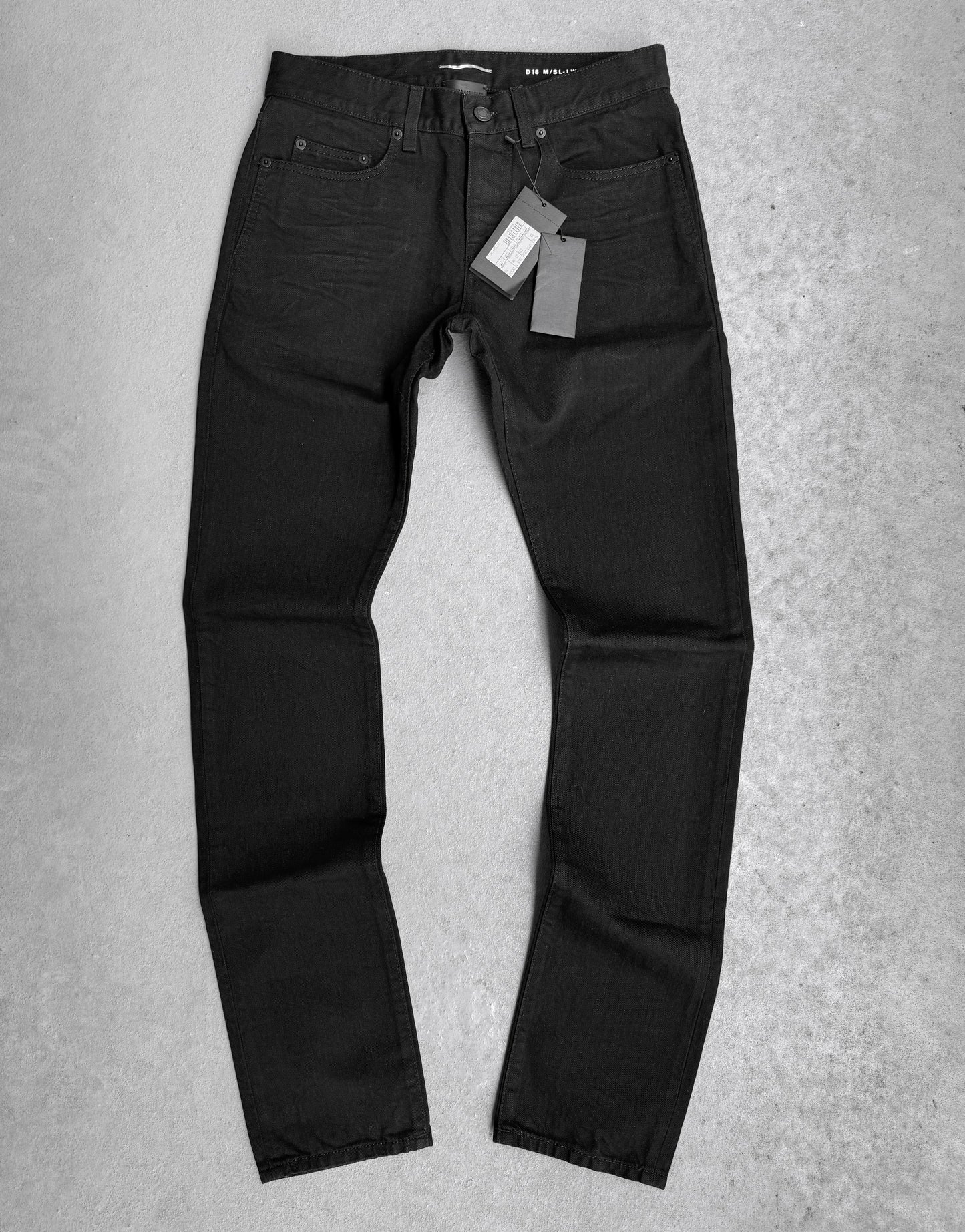 Saint Laurent Paris SS18 ‘D18’ Black Skinny Denim