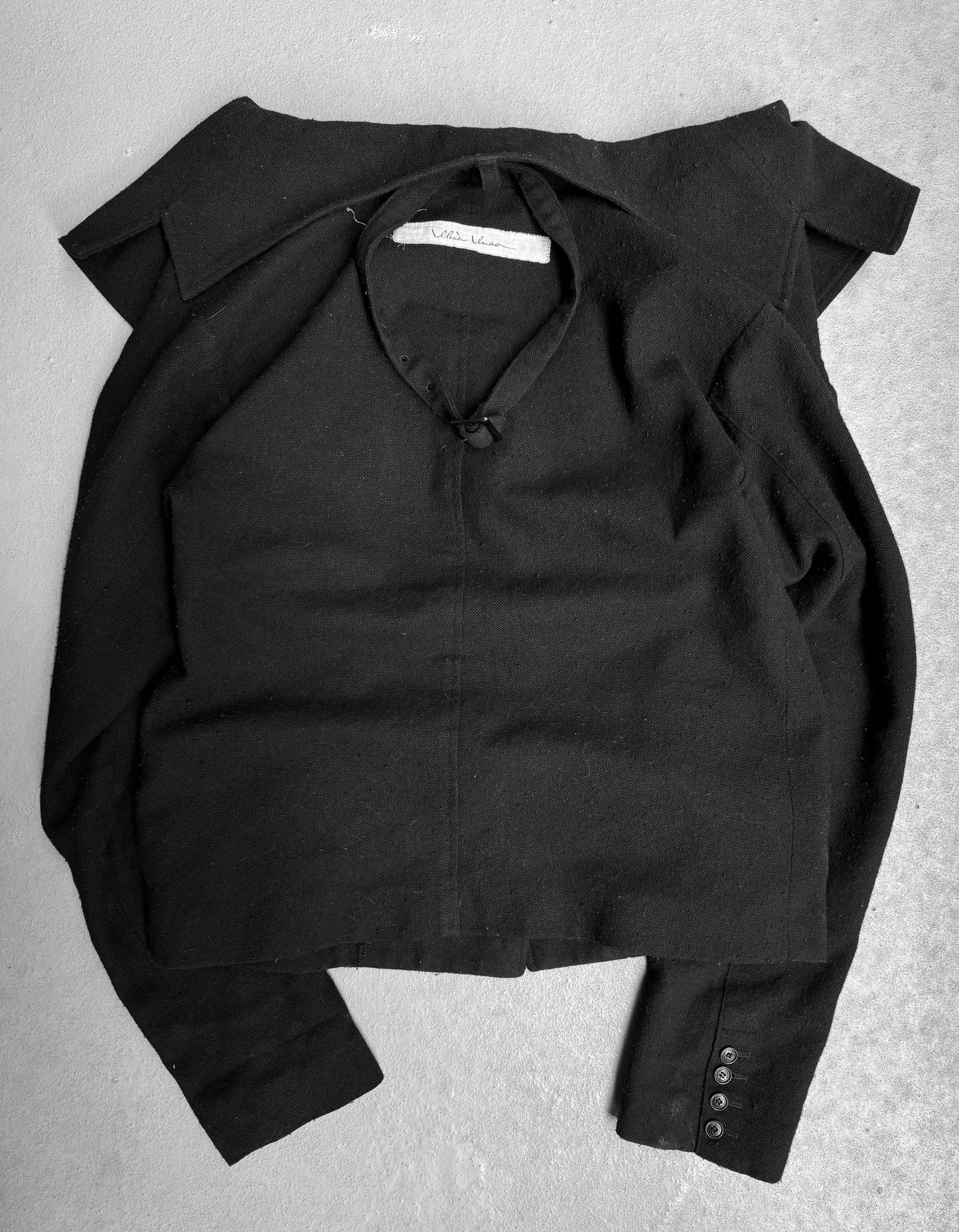 Alice Auaa Early 00s Gothic ‘Vampire’ Cropped Wool Jacket