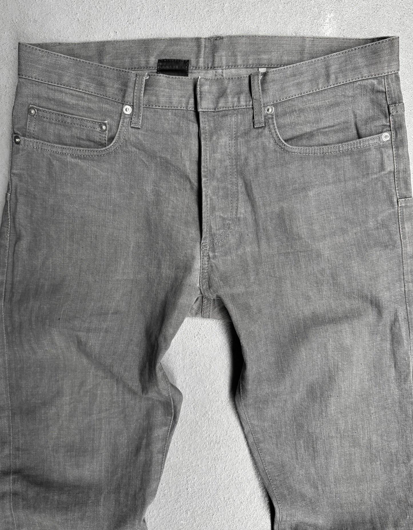 DIOR HOMME by Hedi Slimane SS06 Grey Bootcut Denim