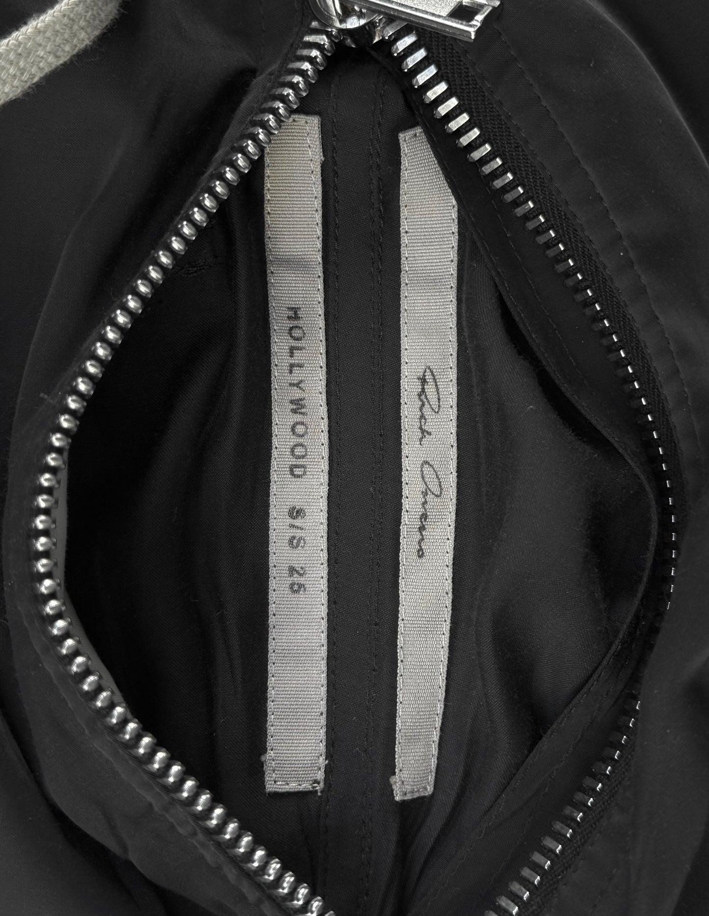 Rick Owens SS26 "HOLLYWOOD" Satin Wide Leg ‘Bela’ Pants