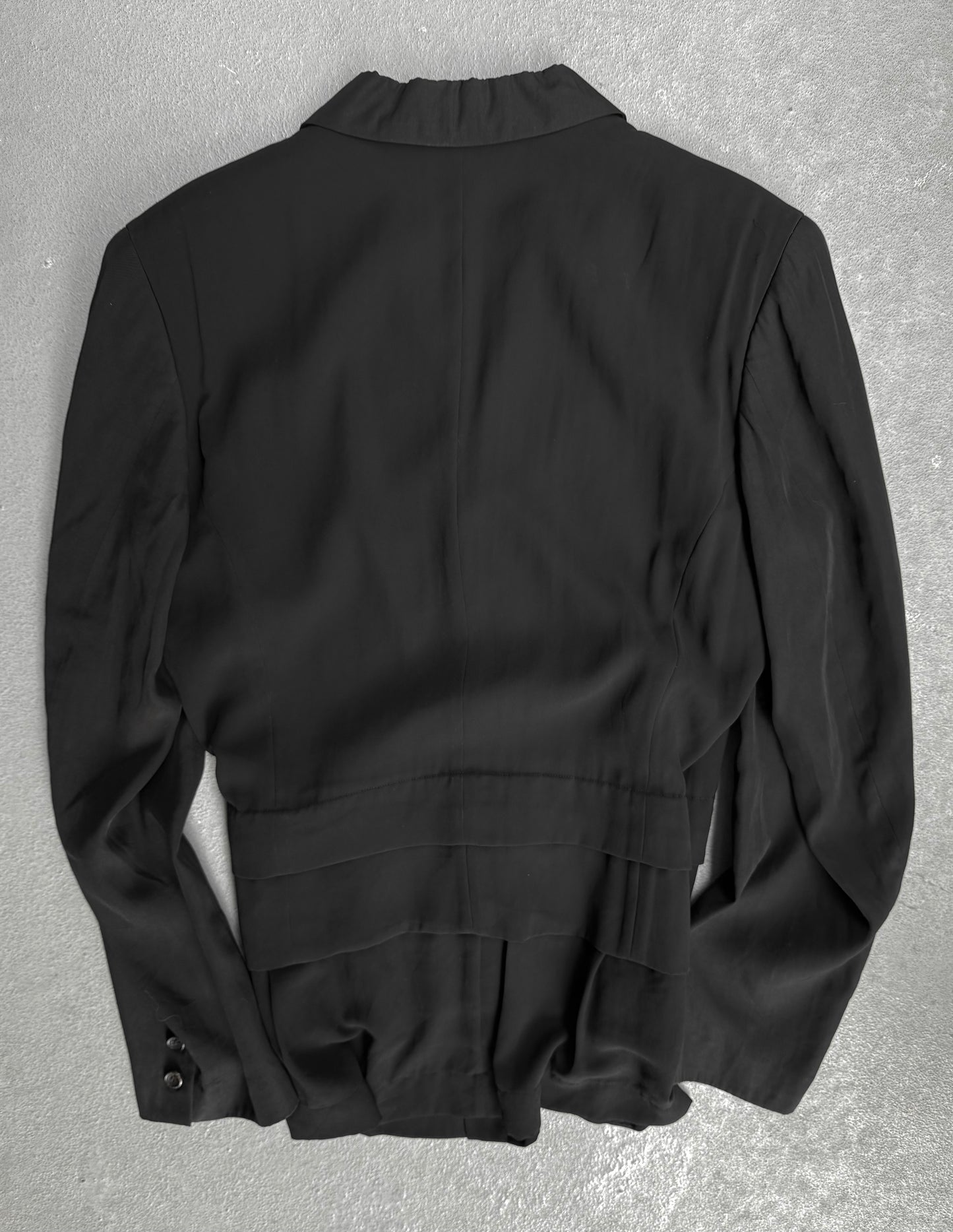 COMME des GARÇONS Early 00s Triple Layered Hem Blazer