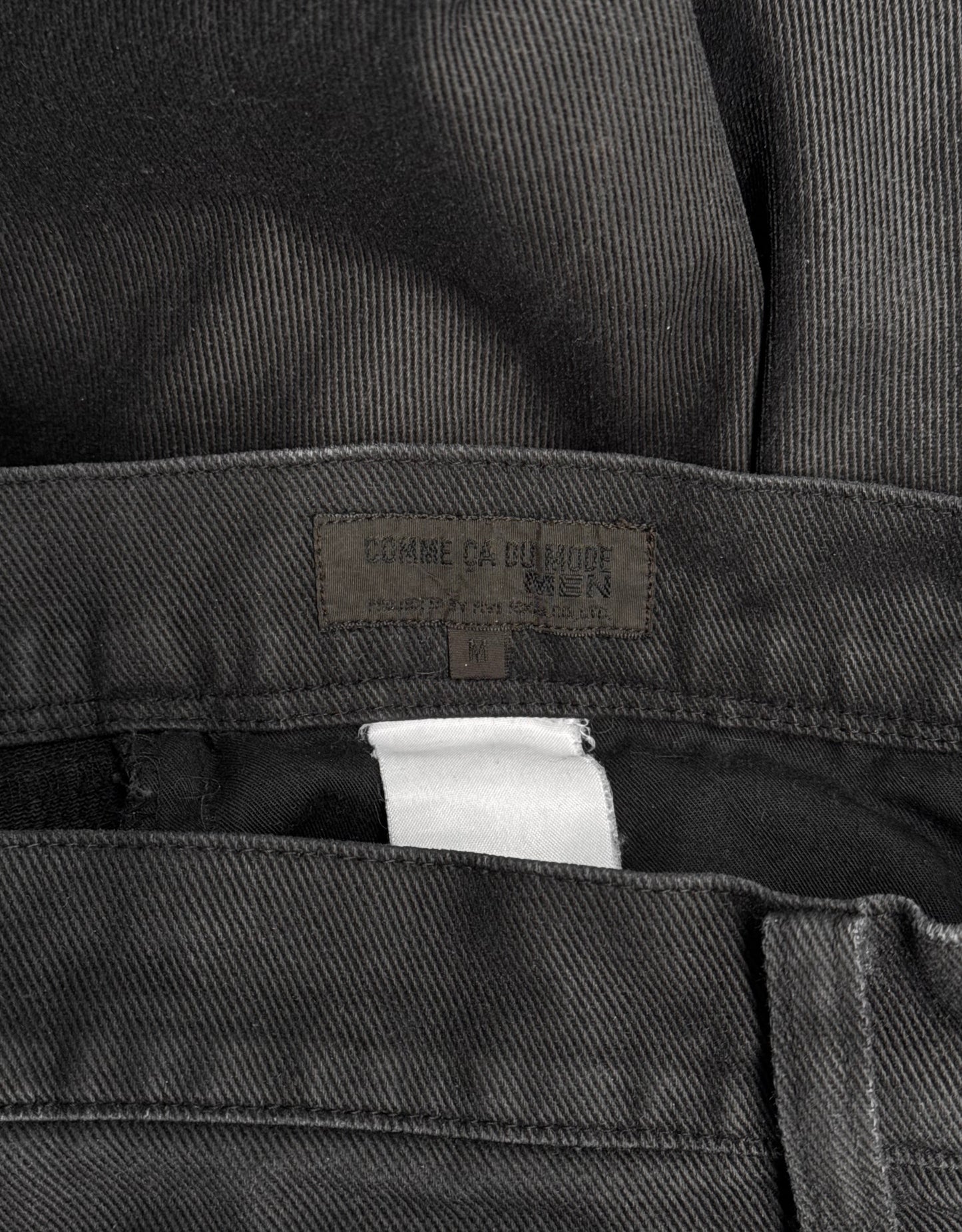 COMME ÇA DU MODE MEN Vintage 90s Cotton Twill Flare Pants