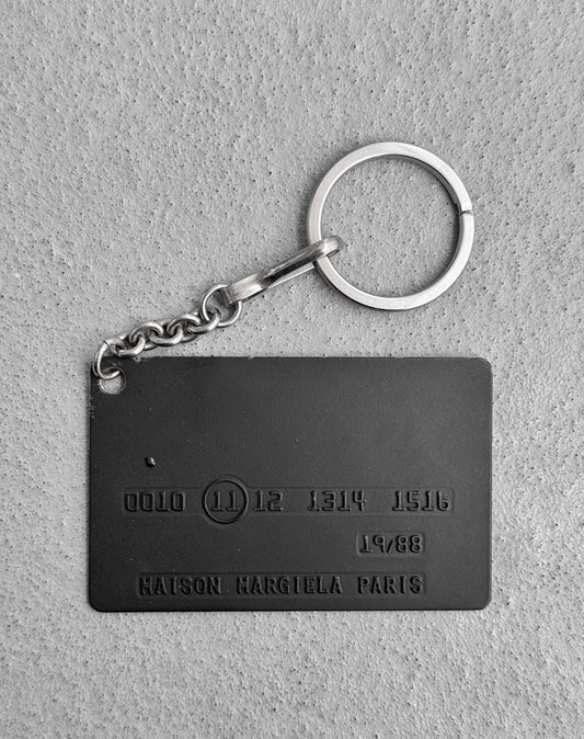 Maison Martin Margiela SS21 Black Brass Credit Card Keyring