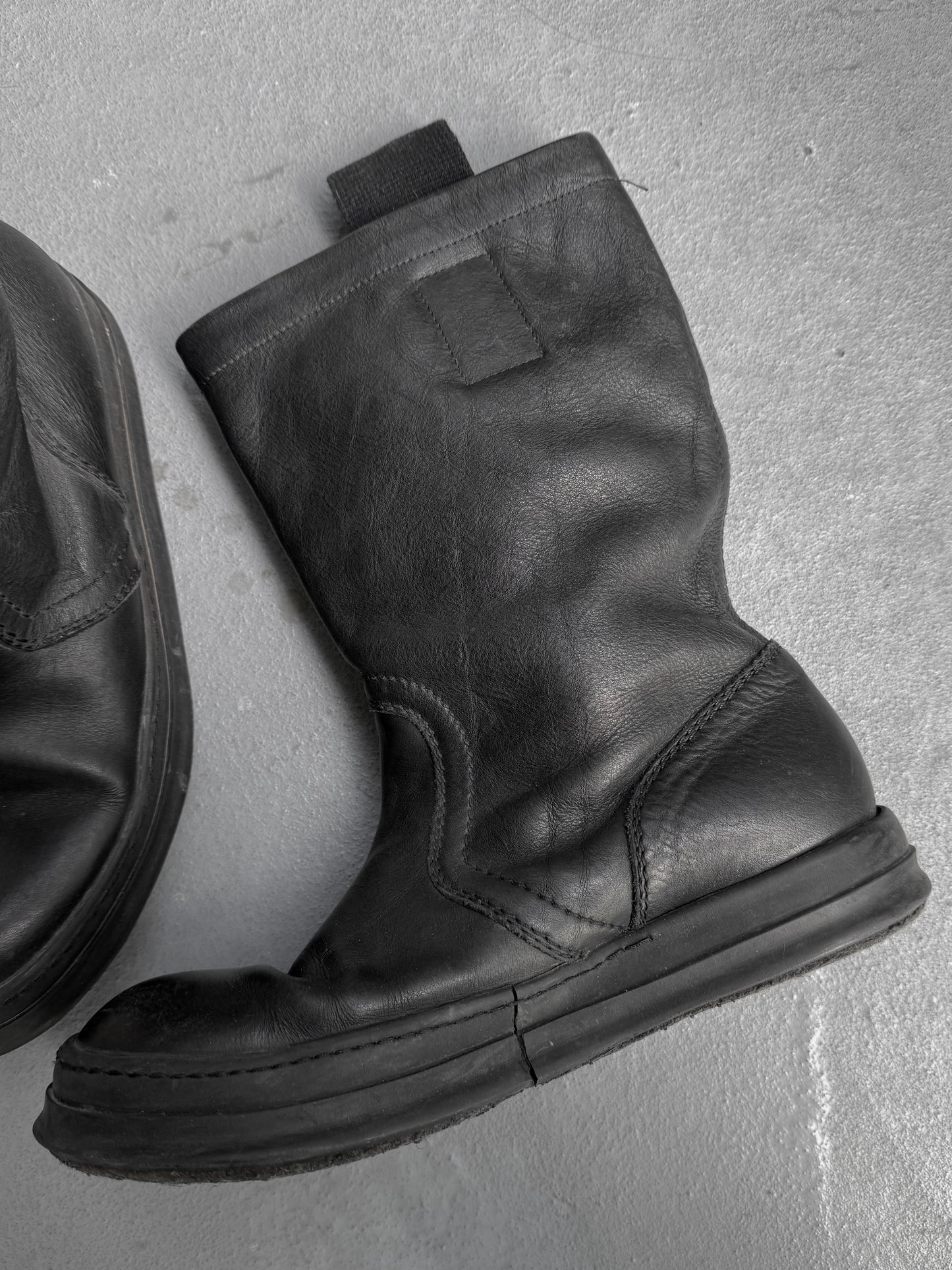Rick Owens AW05 "MOOG" Pull-Tab Engineer Sneaker Boots