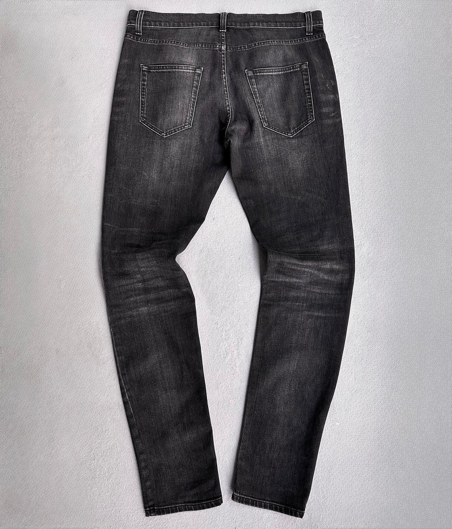 Saint Laurent Paris AW17 'D02' Grey Washed Skinny Denim