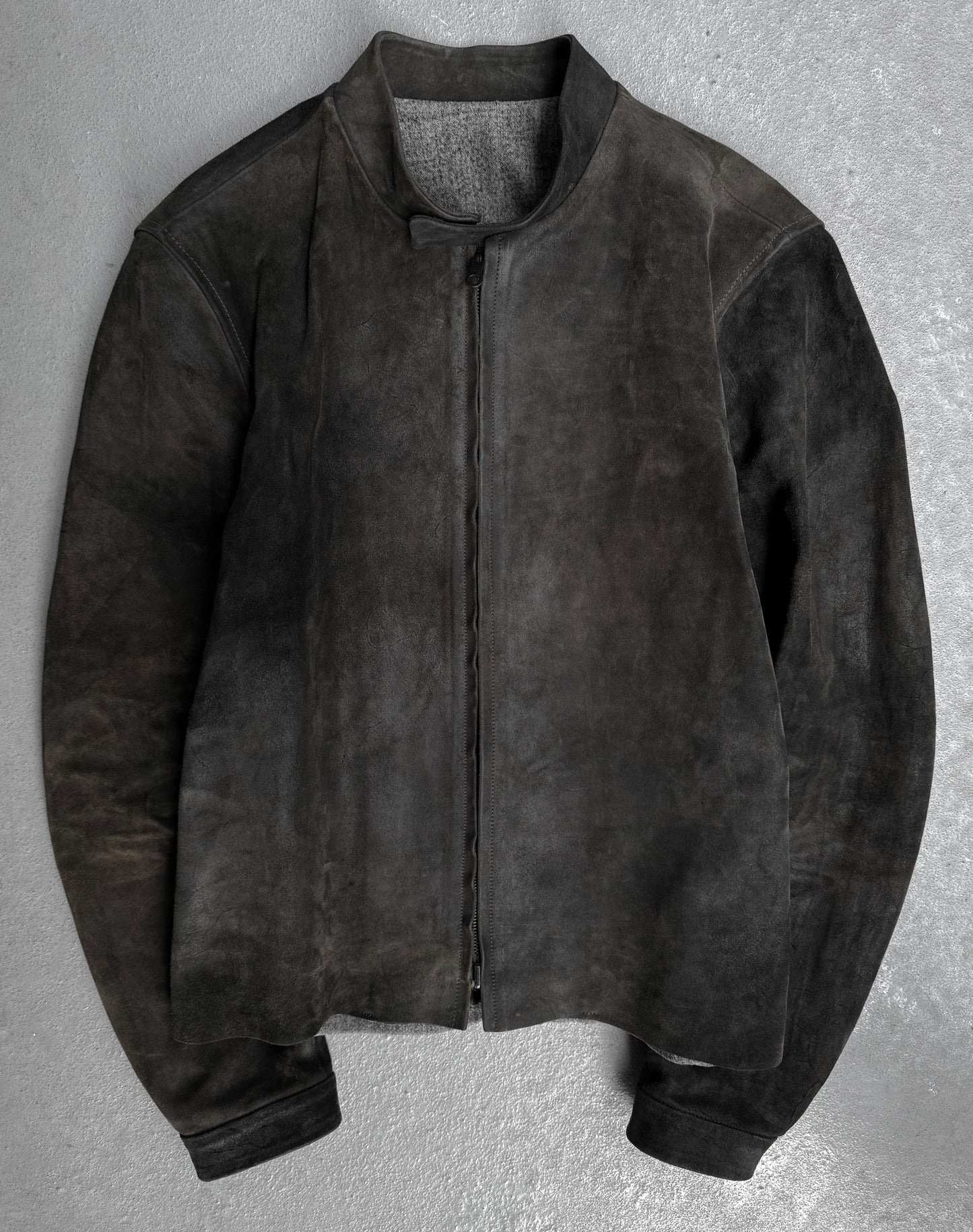 Carpe Diem Early 00s Reversible Cow Leather Aviator Jacket