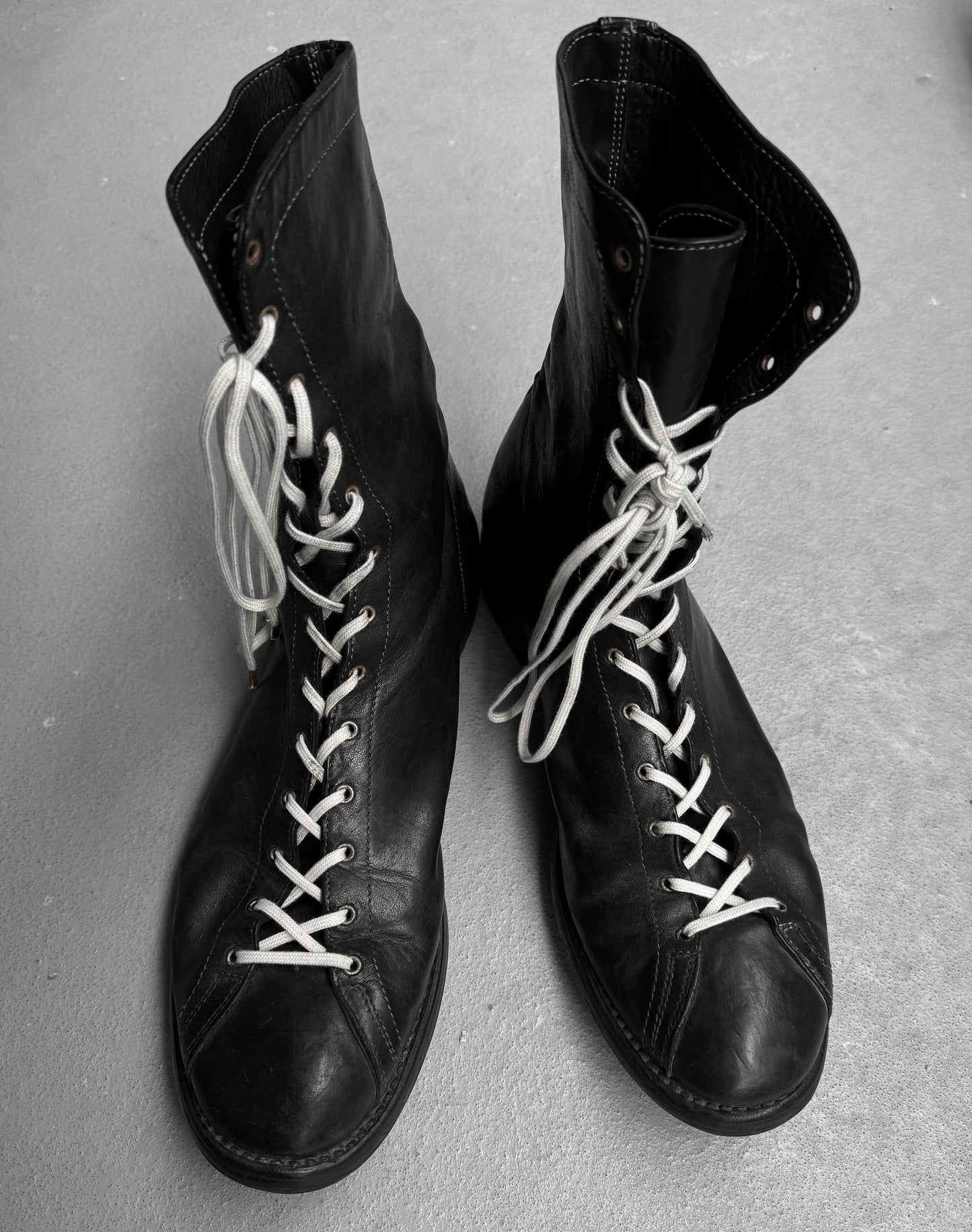 GUIDI 2011-2012 ‘5305’ Cordovan Leather Lace-up Monkey Boots