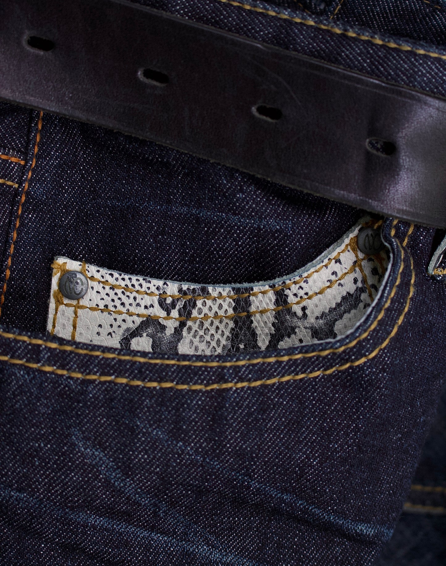 Nicole Club for Men Early 00s Python Bootcut Indigo Denim