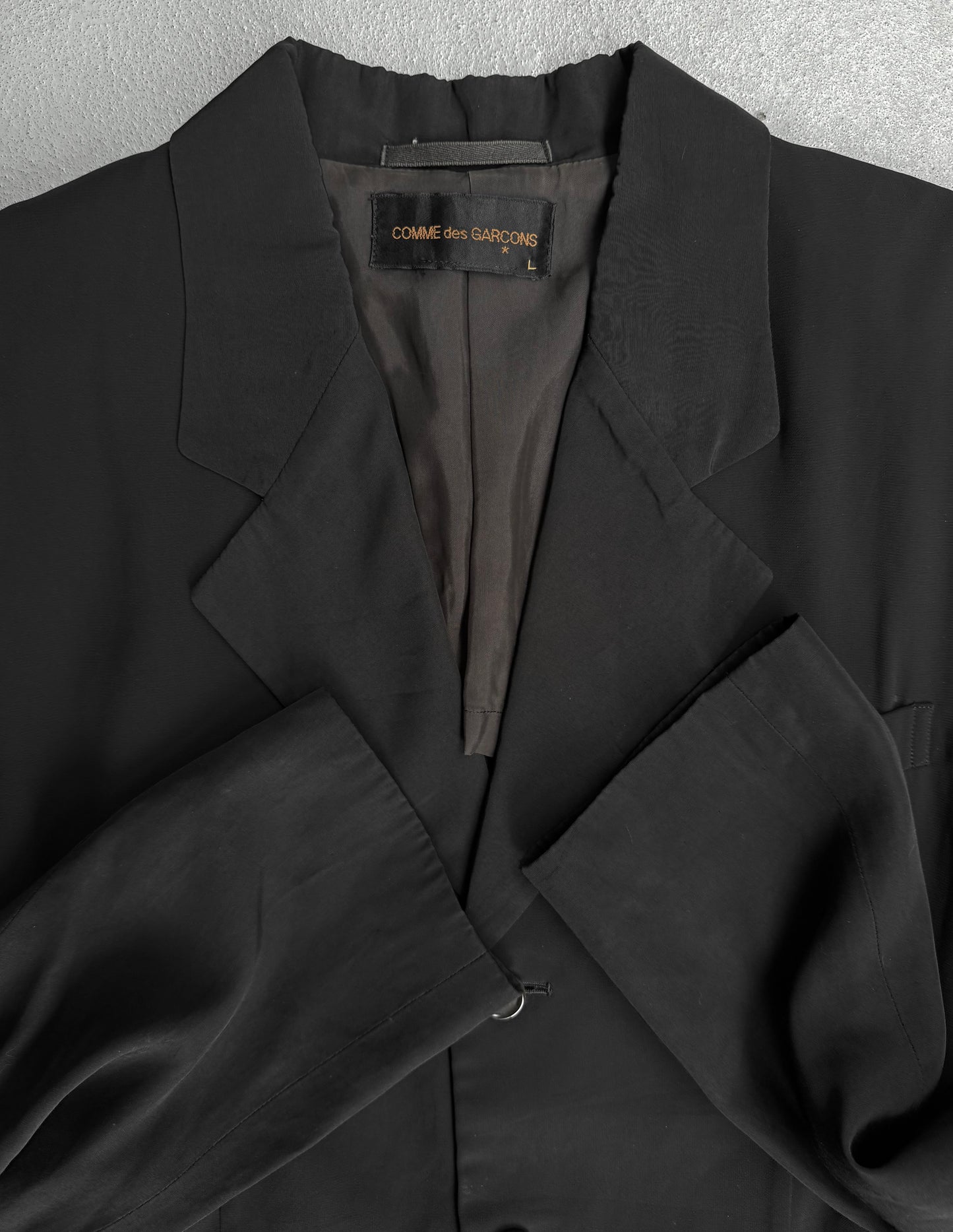 COMME des GARÇONS Early 00s Triple Layered Hem Blazer
