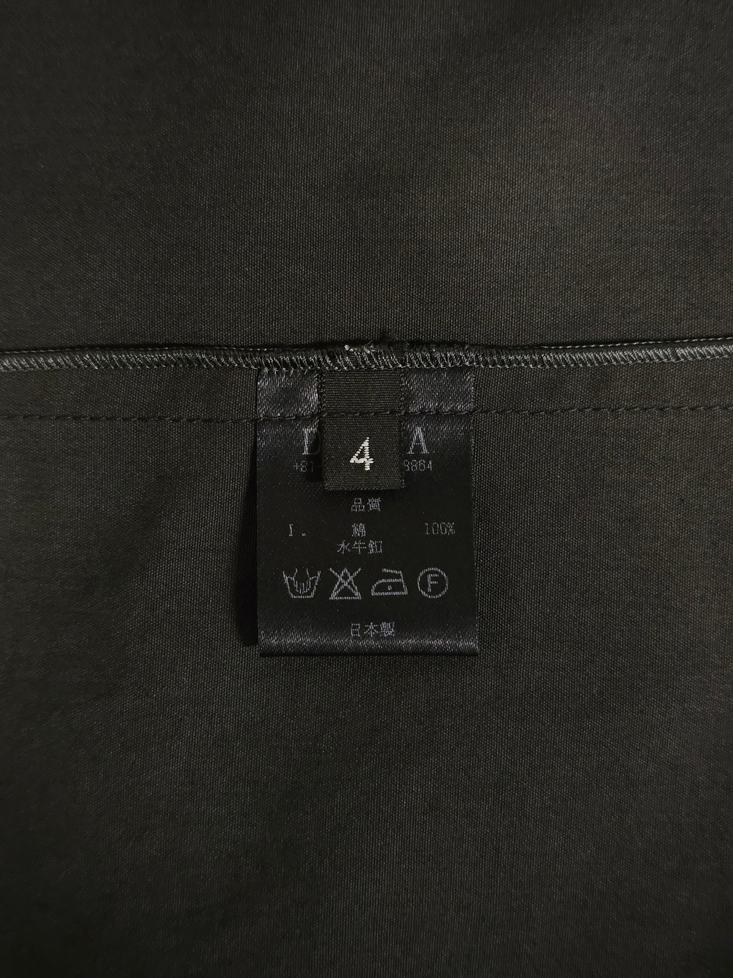 DEVOA Charcoal Grey Anatomical Oxford Button Down Collar Zip Shirt