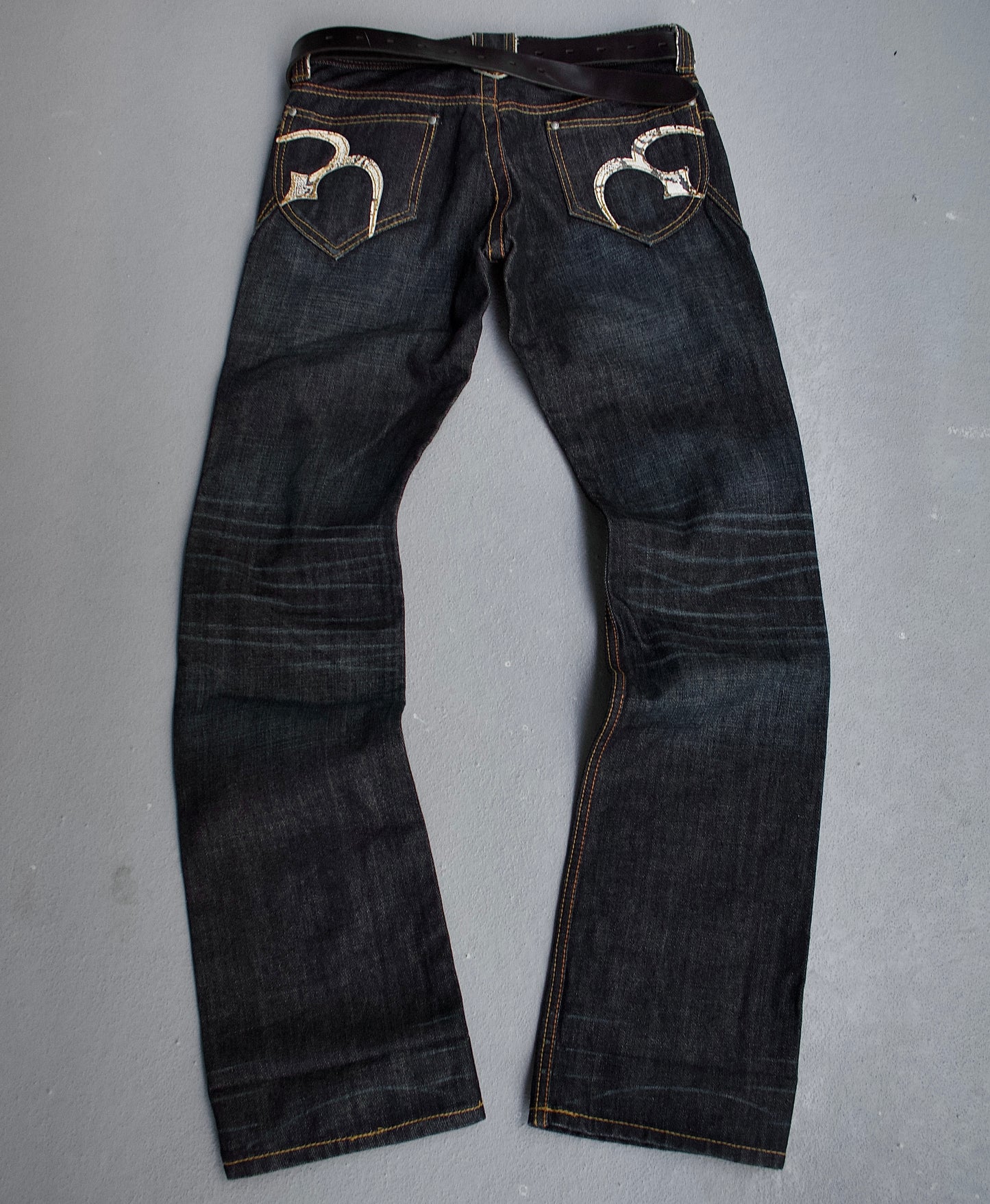 Nicole Club for Men Early 00s Python Bootcut Indigo Denim