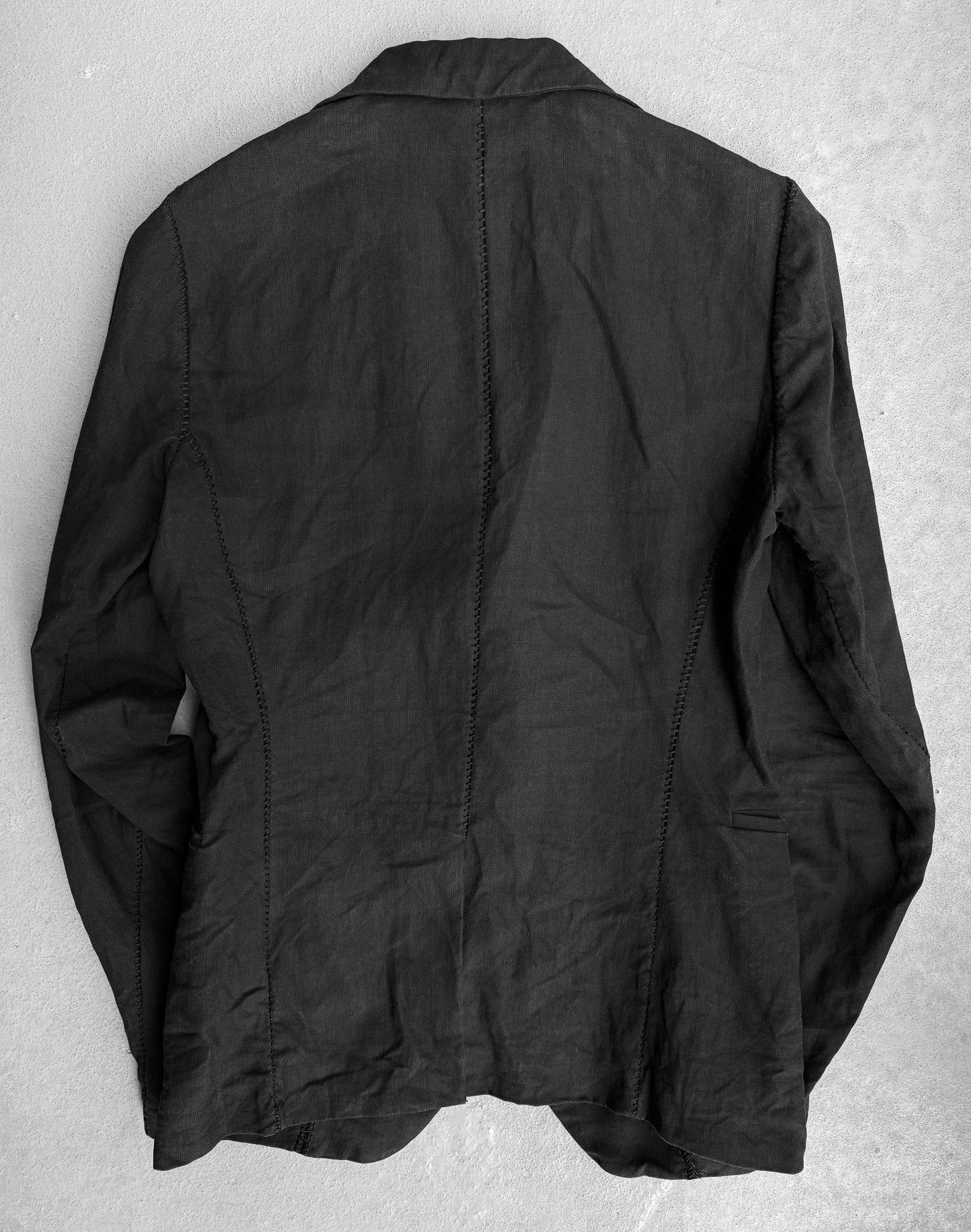 A DICIANNOVEVENTITRE (A1923) Overlock 3-Button Linen Blazer