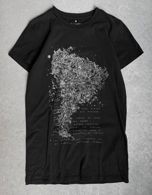KRISVANASSCHE Early 00s ‘Crystal Poem’ Graphic T-Shirt
