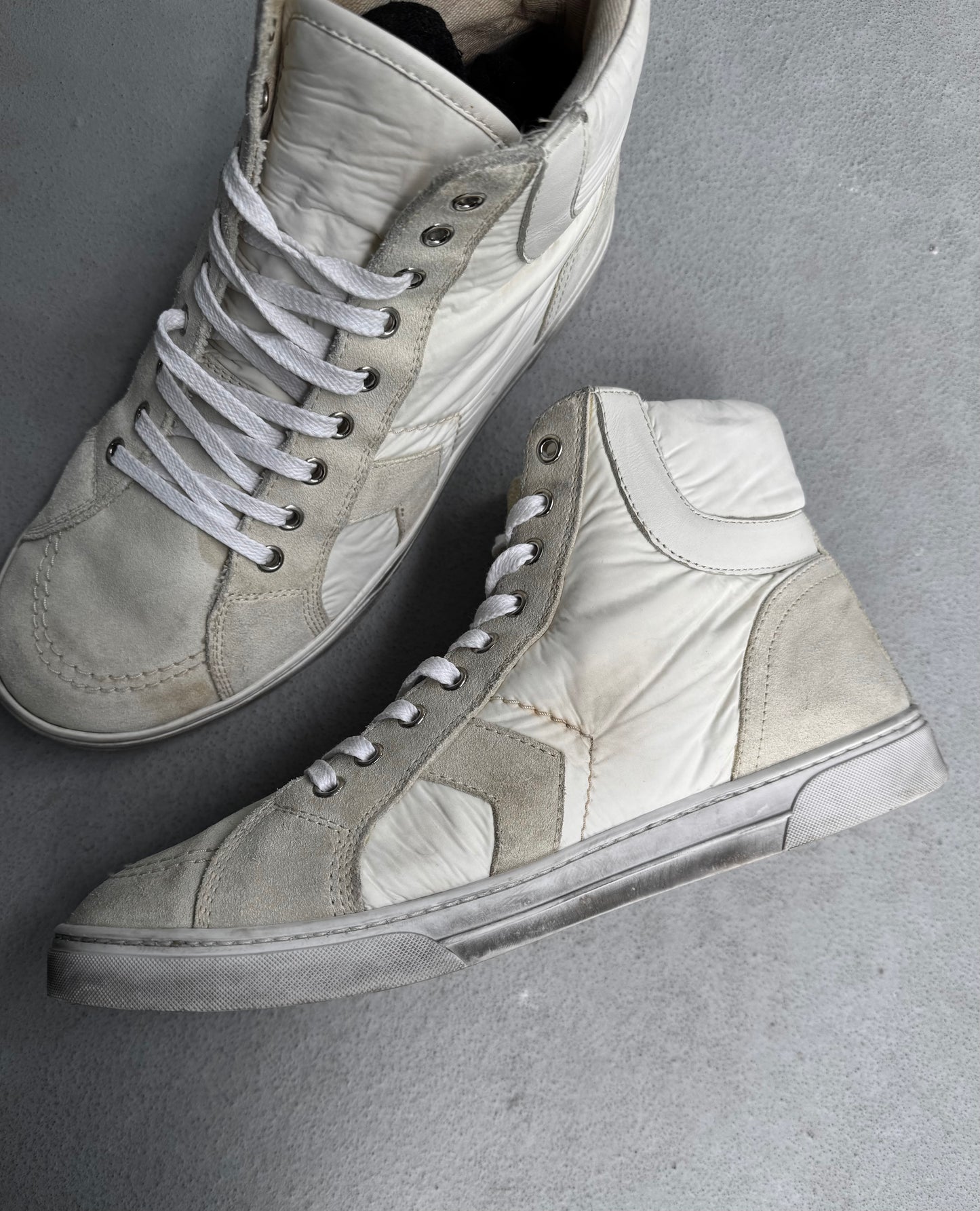 Saint Laurent Paris SS18 ‘Smoking Forever’ Leather Sneakers