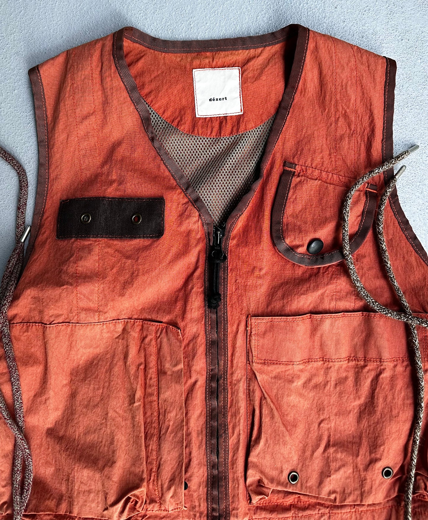 dézert Early 00s Lace-Up Tactical Vest