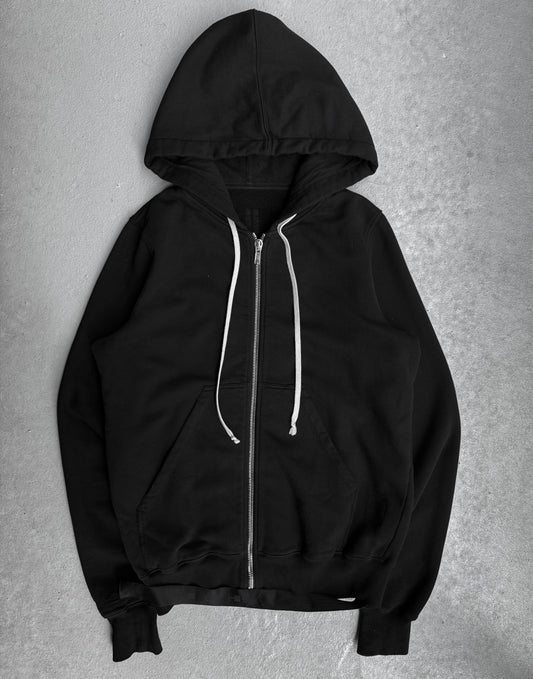 Rick Owens DRKSHDW AW16 “MASTODON” Black Drawstring Jason Hoodie