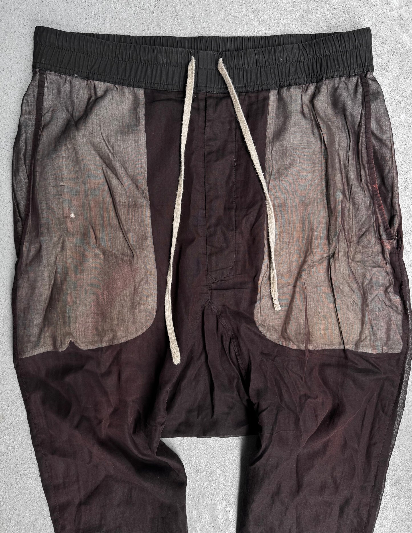 Rick Owens SS13 “ISLANDS” Double-layered Sheer Drop-crotch Pants