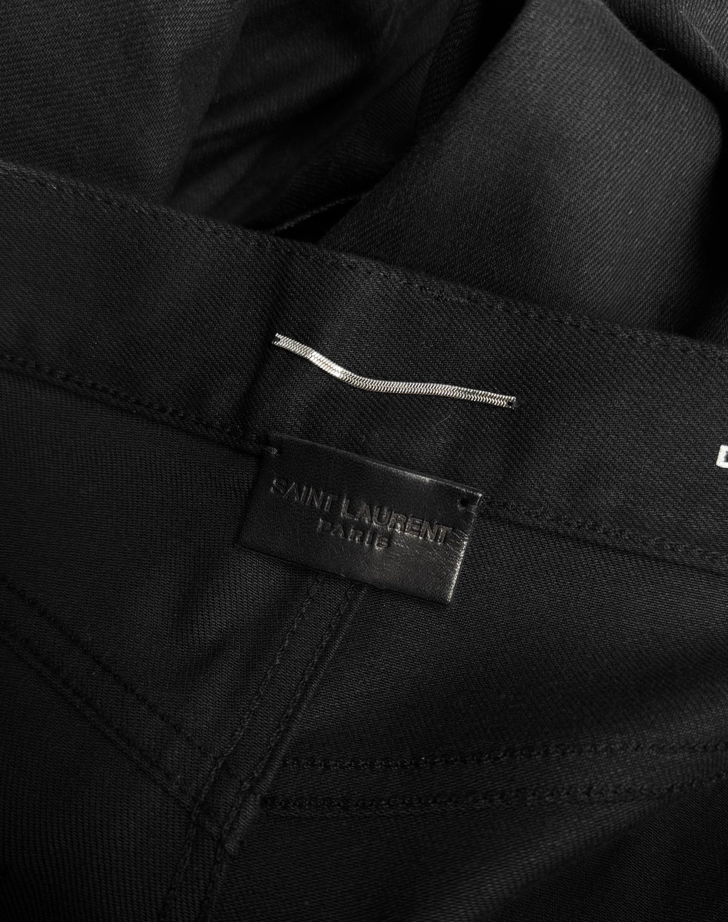 Saint Laurent Paris SS19 ‘D17’ Black Bootcut Flare Denim
