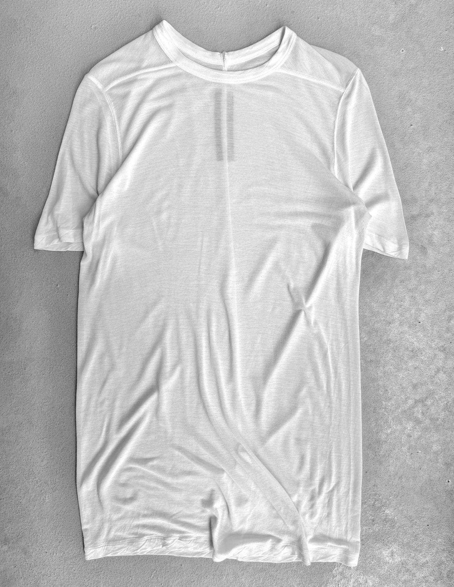 Rick Owens SS20 “TECUATL” White Level T-shirt