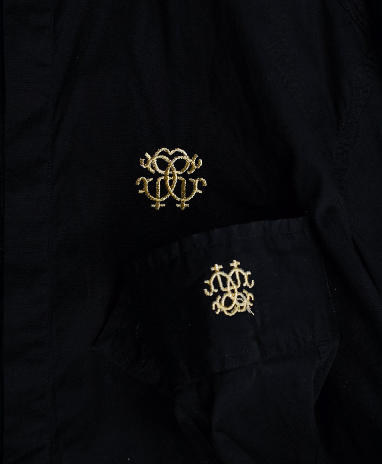 Roberto Cavalli 00s Embroidered Dress Shirt