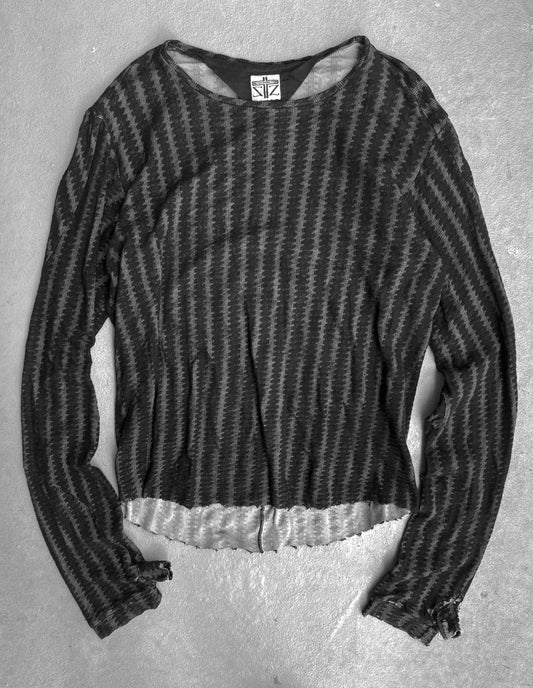 ZAM BARRETT Double-layered Knit Anatomical Long-sleeve