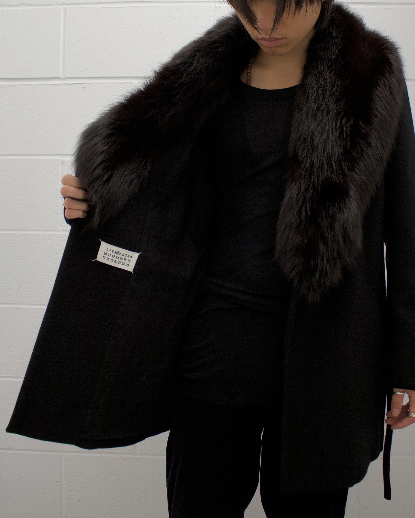 Maison Martin Margiela AW07 KOKONOE Fox Fur Belted Coat