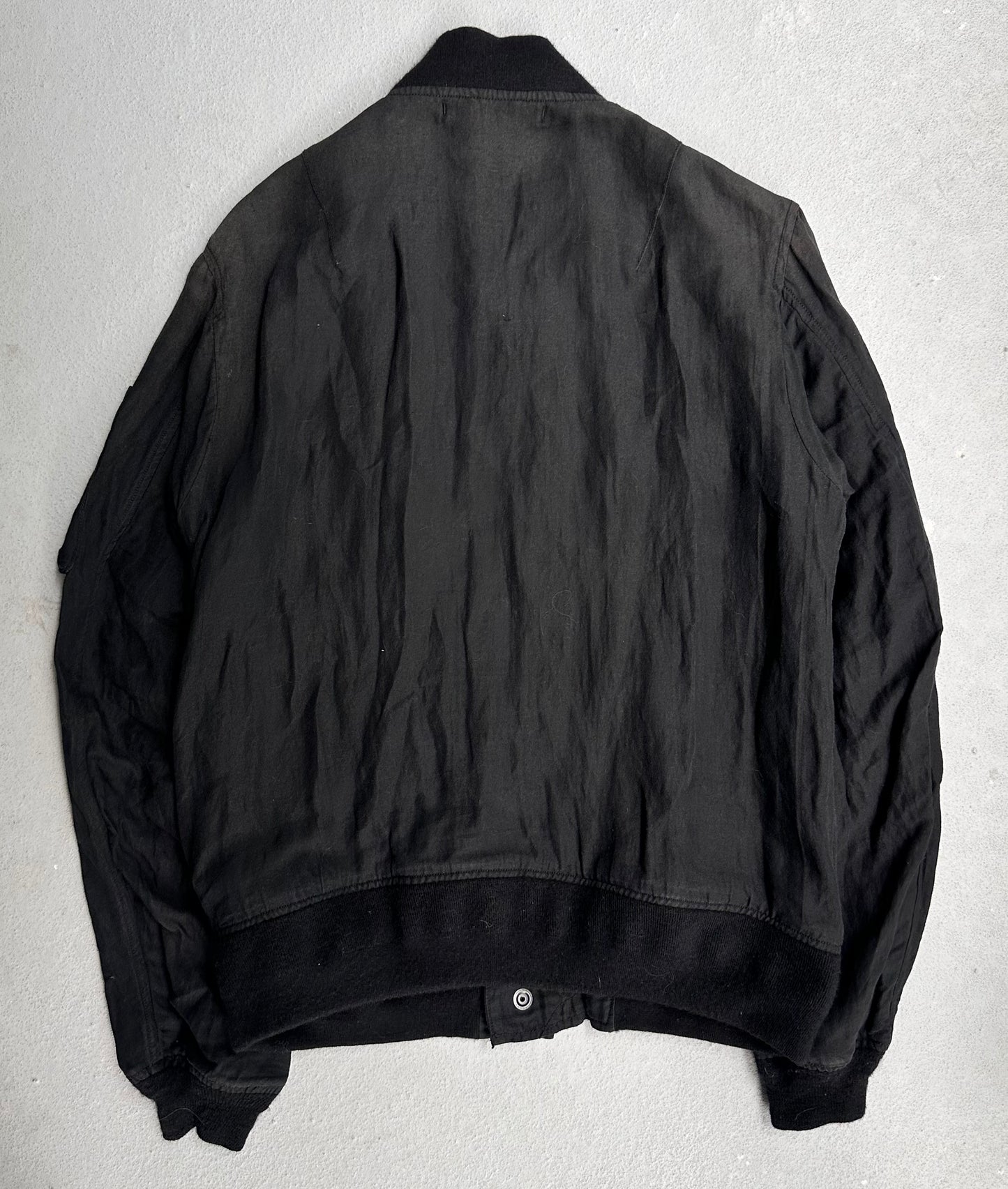 *SAMPLE* MiharaYasuhiro AW09 Linen-blend Bomber Jacket