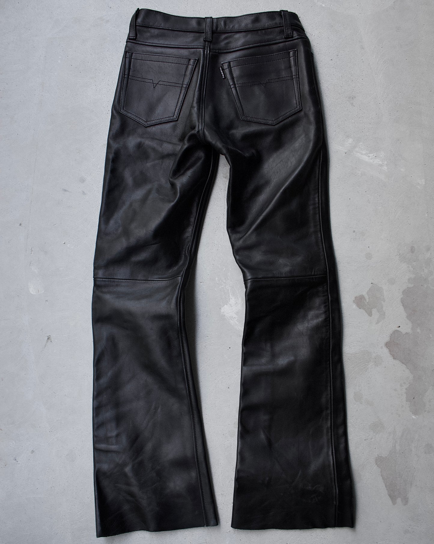 KADOYA K’s Leather 00s Bootcut Leather Motorcycle Pants