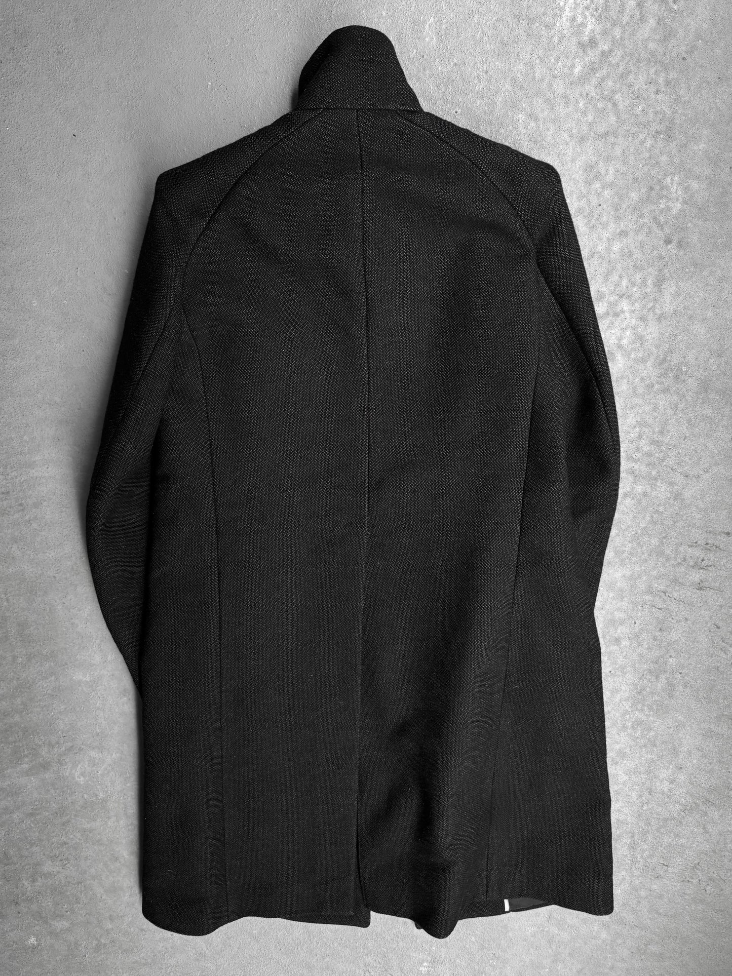 Carol Christian Poell ‘OM/2340-IN SURFACE’ High Neck Heavy-wool Coat