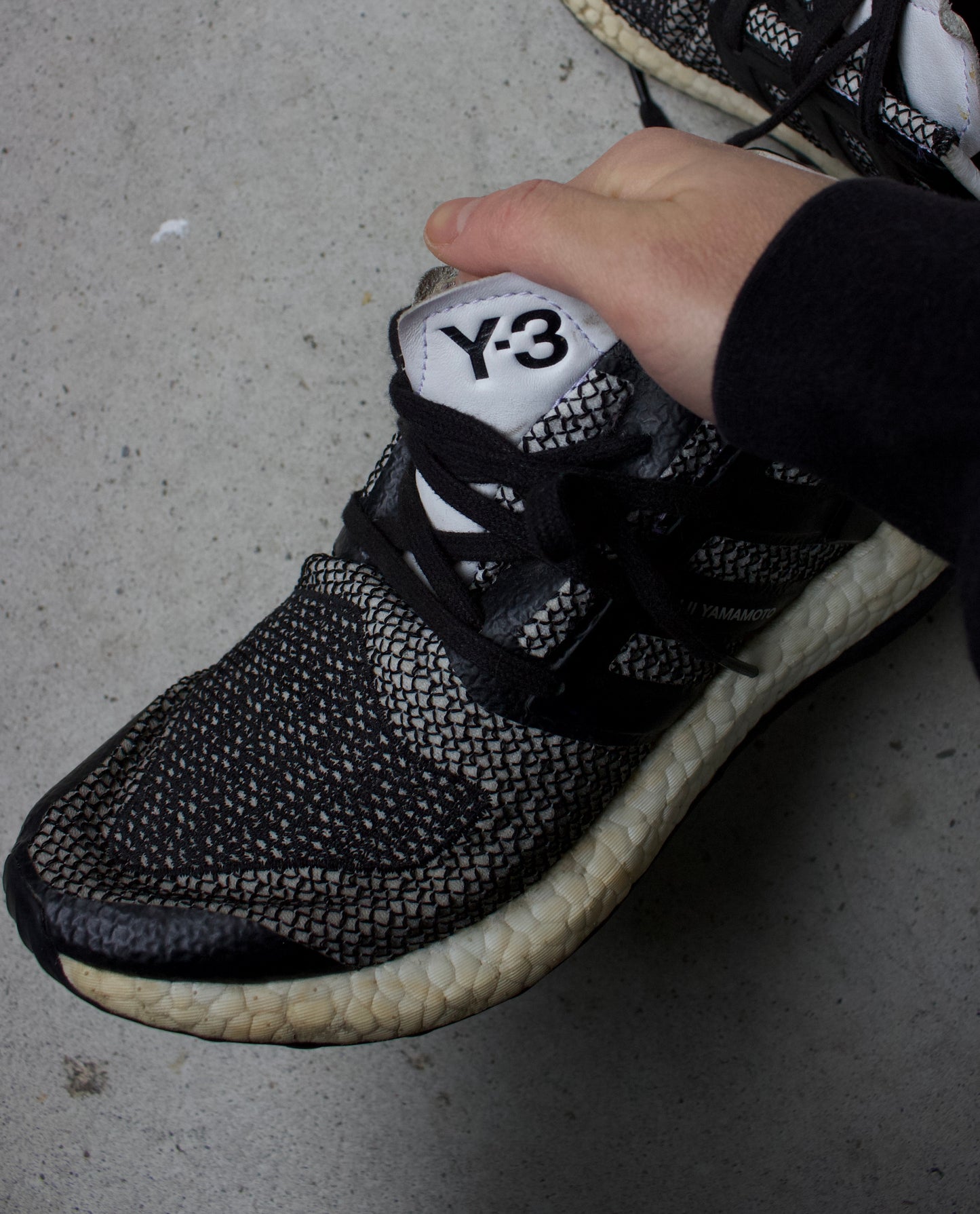 Y-3 by Yohji Yamamoto x Adidas Woven Boost Runner Sneakers