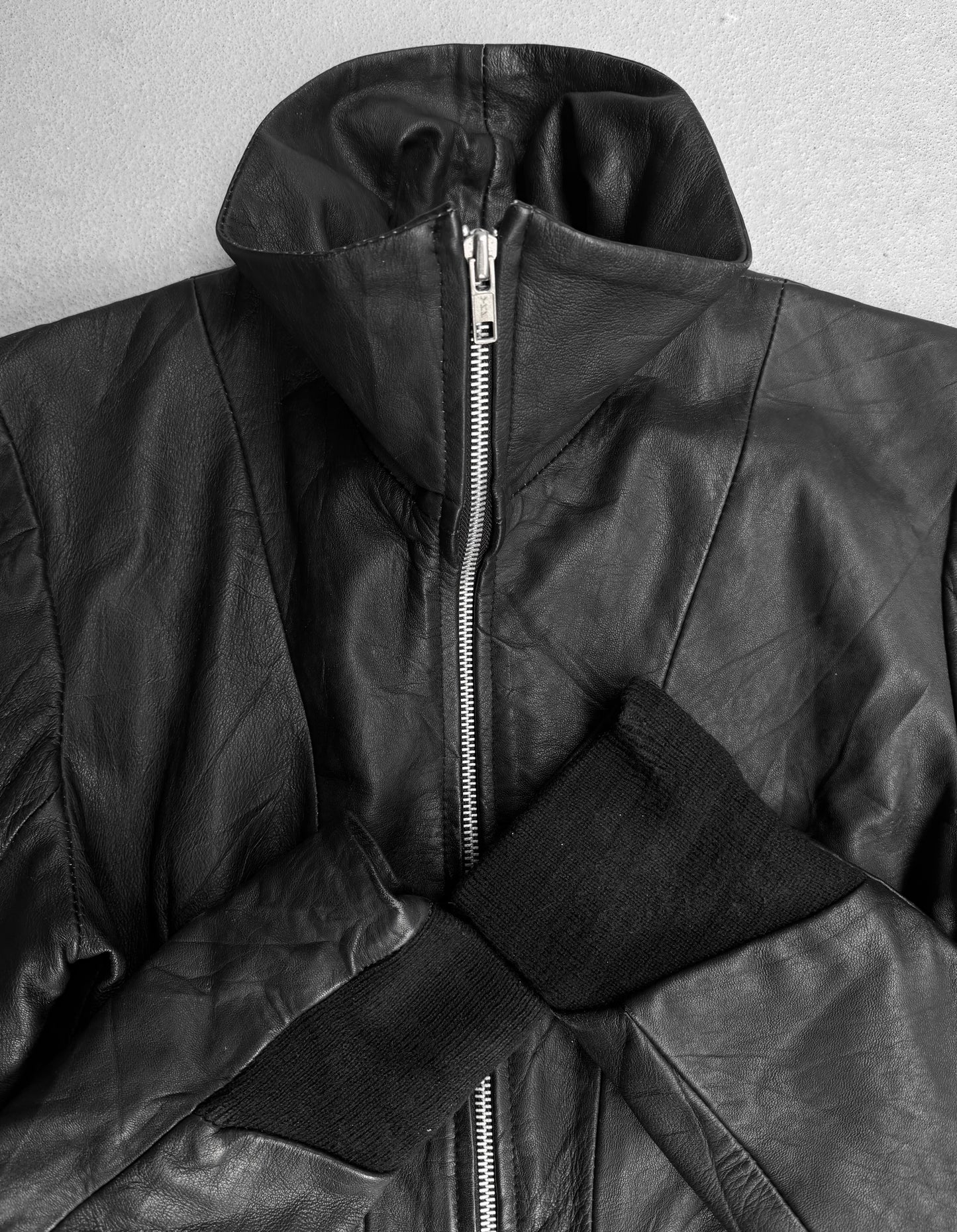 EKAM Early 00s Lambskin Leather Rider Jacket