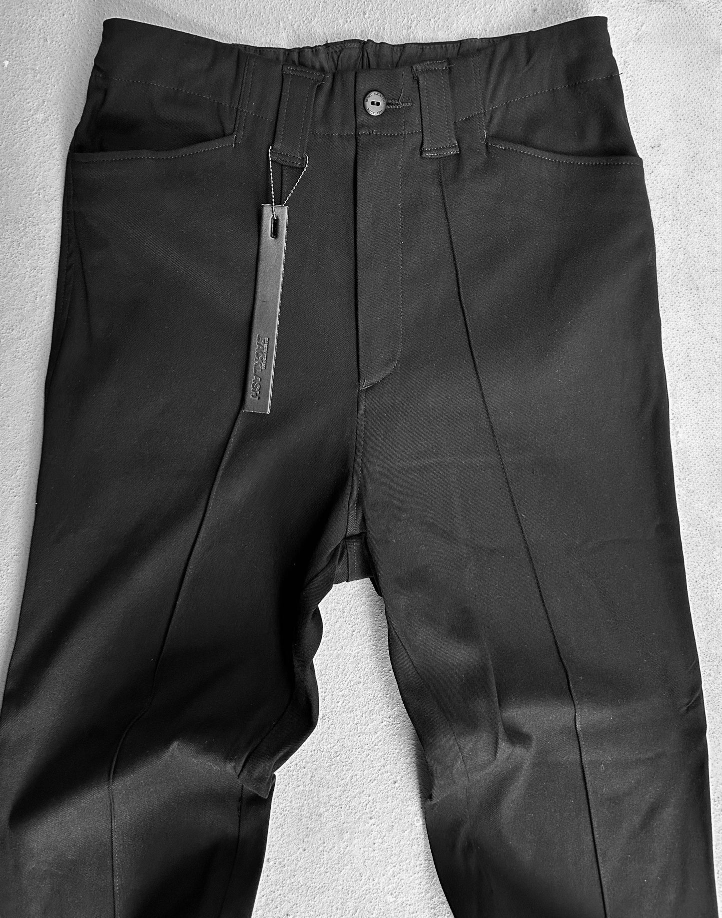 Isamu Katayama “BACKLASH” AW08 Silk-blend Flare Dress Pants
