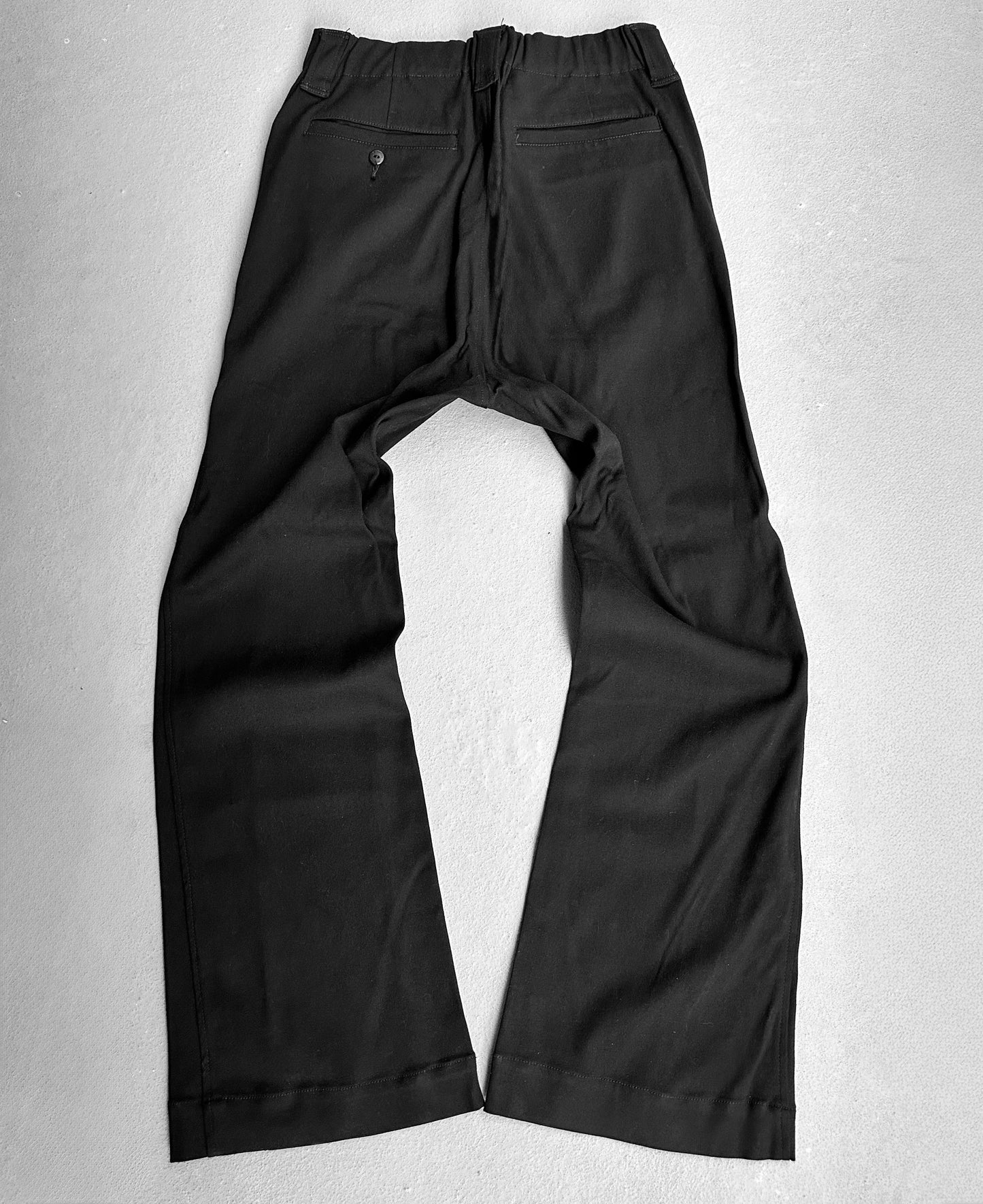 Isamu Katayama “BACKLASH” AW08 Silk-blend Flare Dress Pants