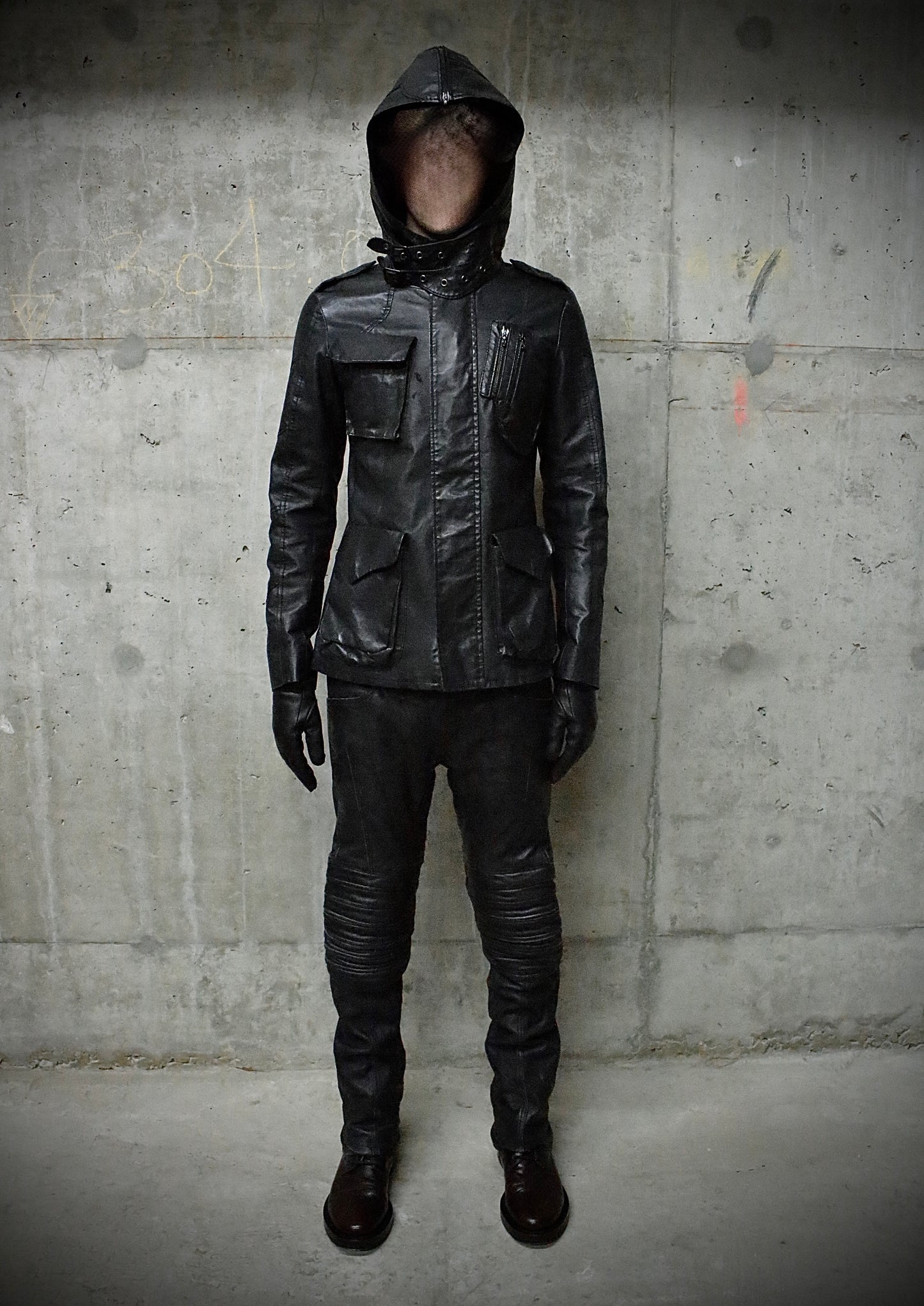 Yasuyuki Ishii Early 00s Padded Biker Sheepskin Leather Pants
