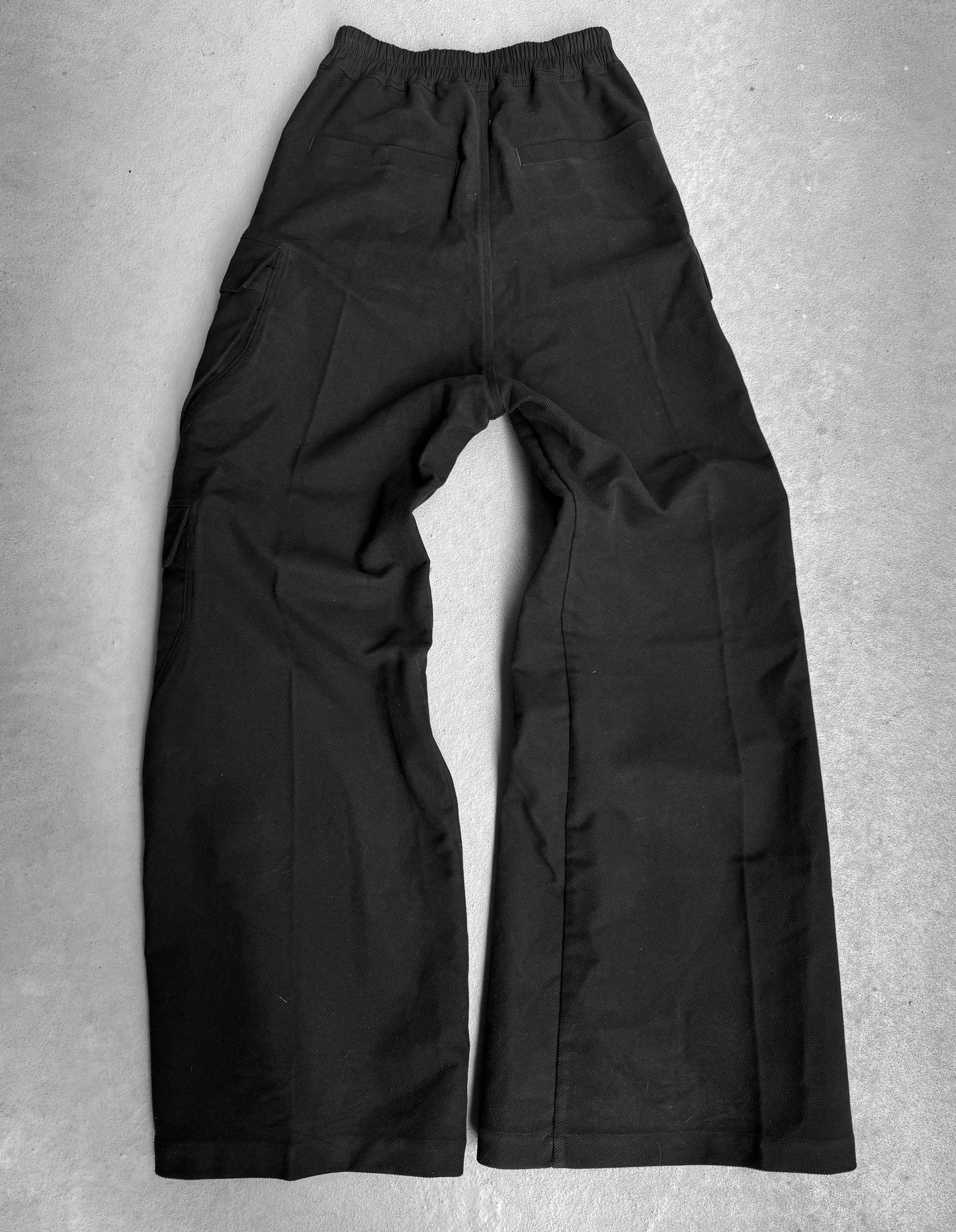 Rick Owens AW24 “PORTERVILLE” Heavy Cotton-twill Jumbo Leg ‘Bela’ Cargo Pants