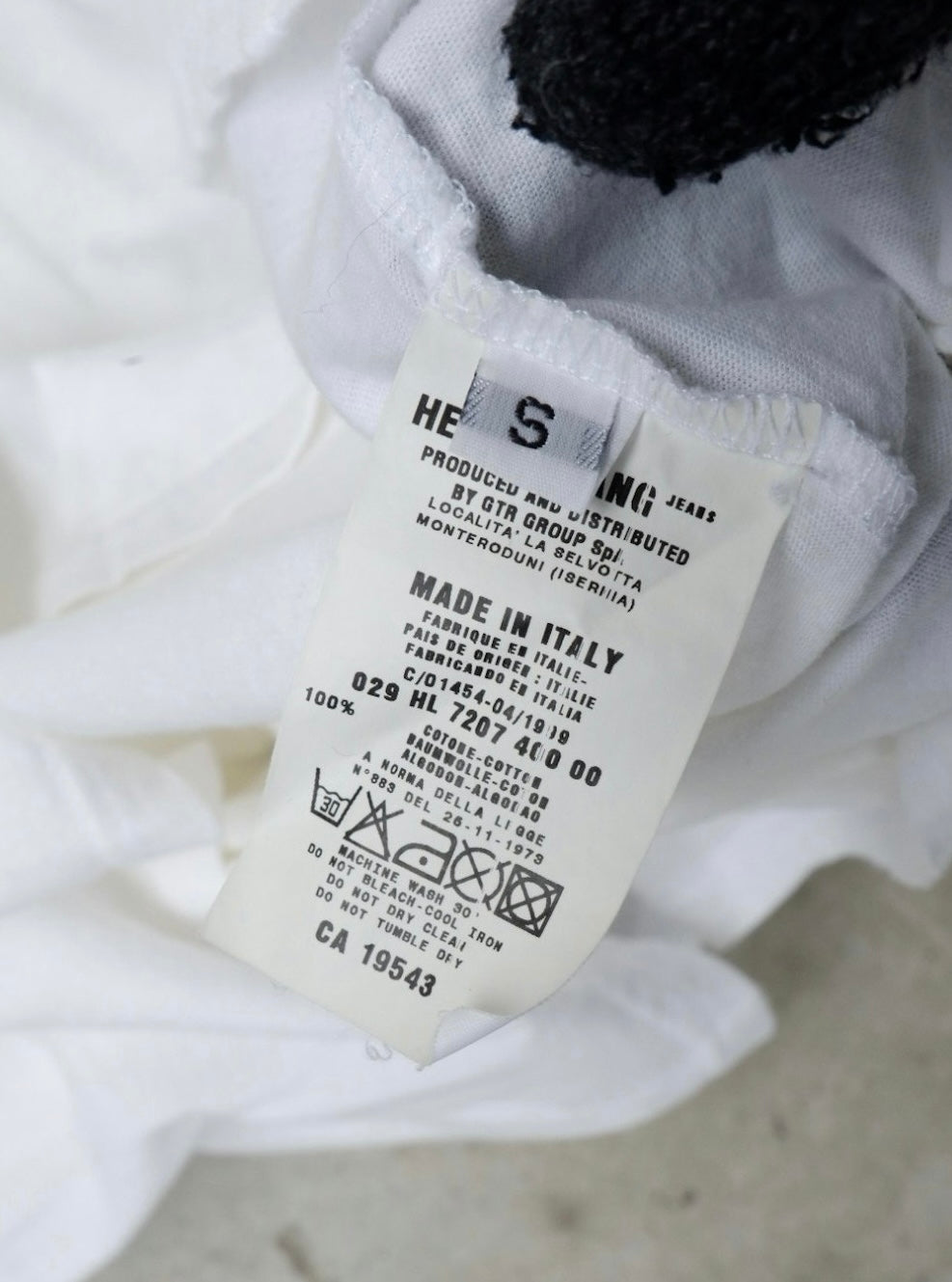 Helmut Lang SS99 Web Promotional Logo T-shirt