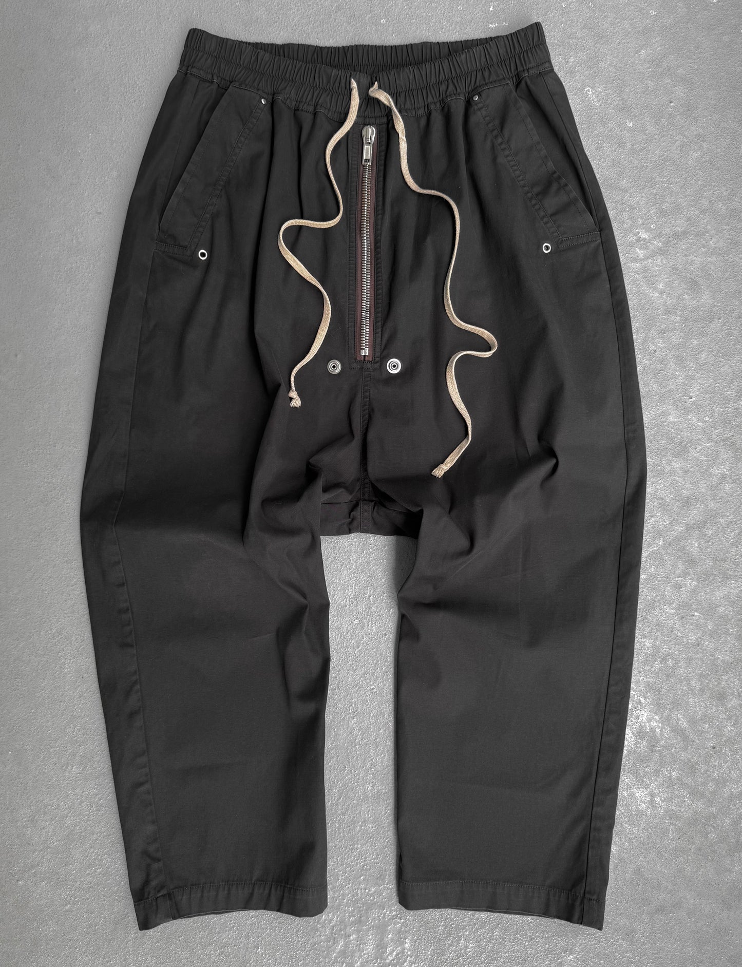 Rick Owens AW20 "PERFORMA" Drop-crotch 'Bela' Crop Pants