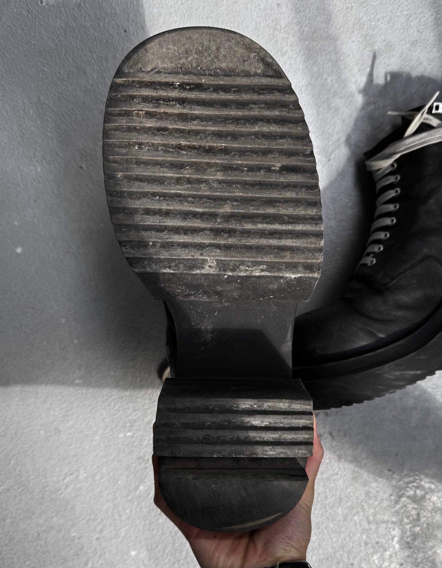 Rick Owens SS24 "LIDO" Low Army Bogun Boots