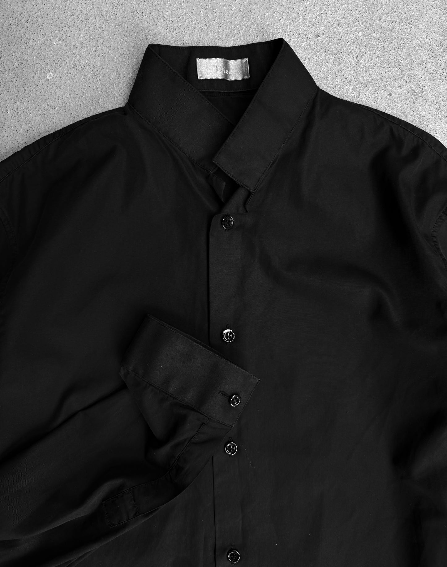 DIOR HOMME by Hedi Slimane SS06 Mandarin Collar Button-up Shirt