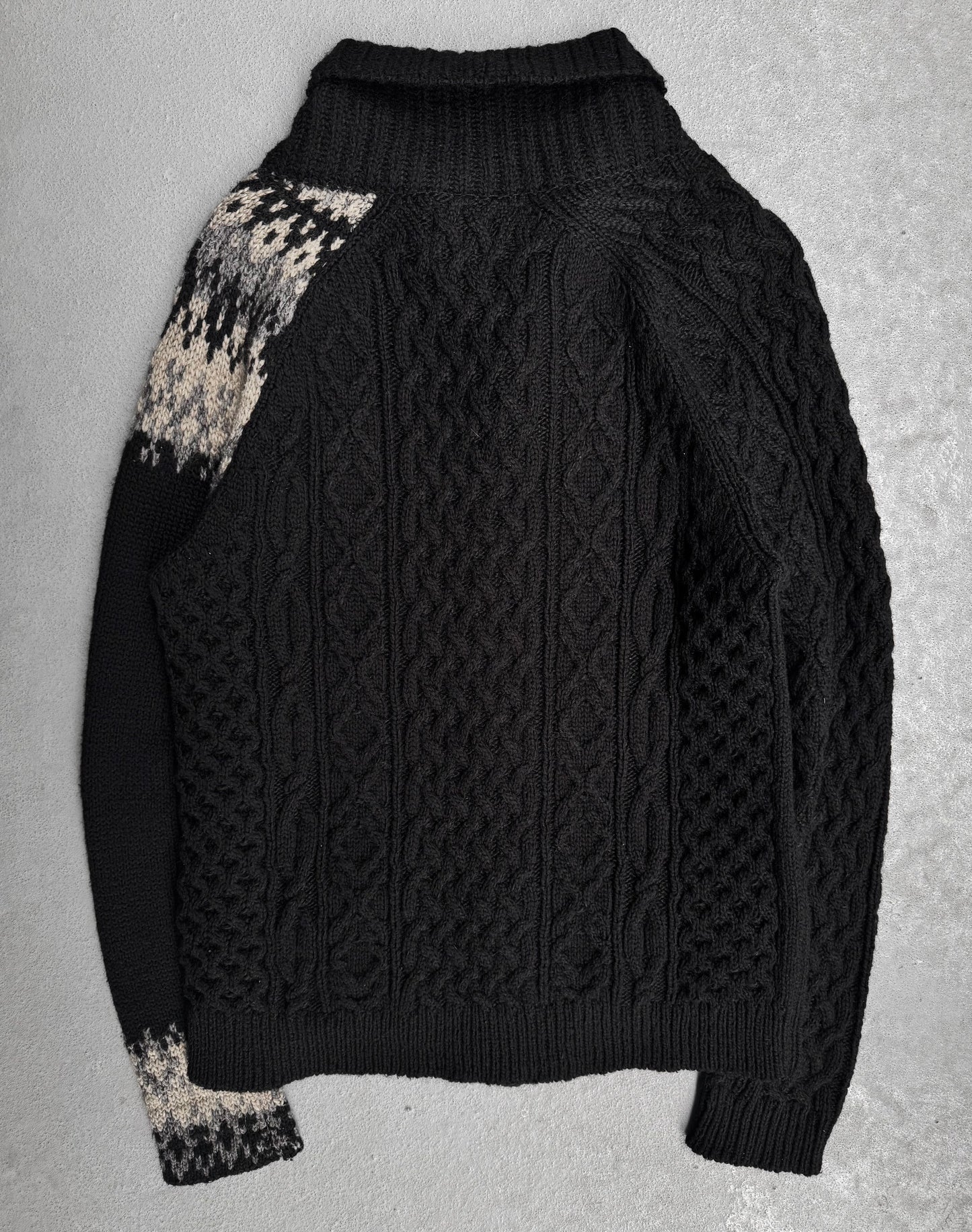 MiharaYasuhiro AW12 Nordic Mohair Knitted Cardigan