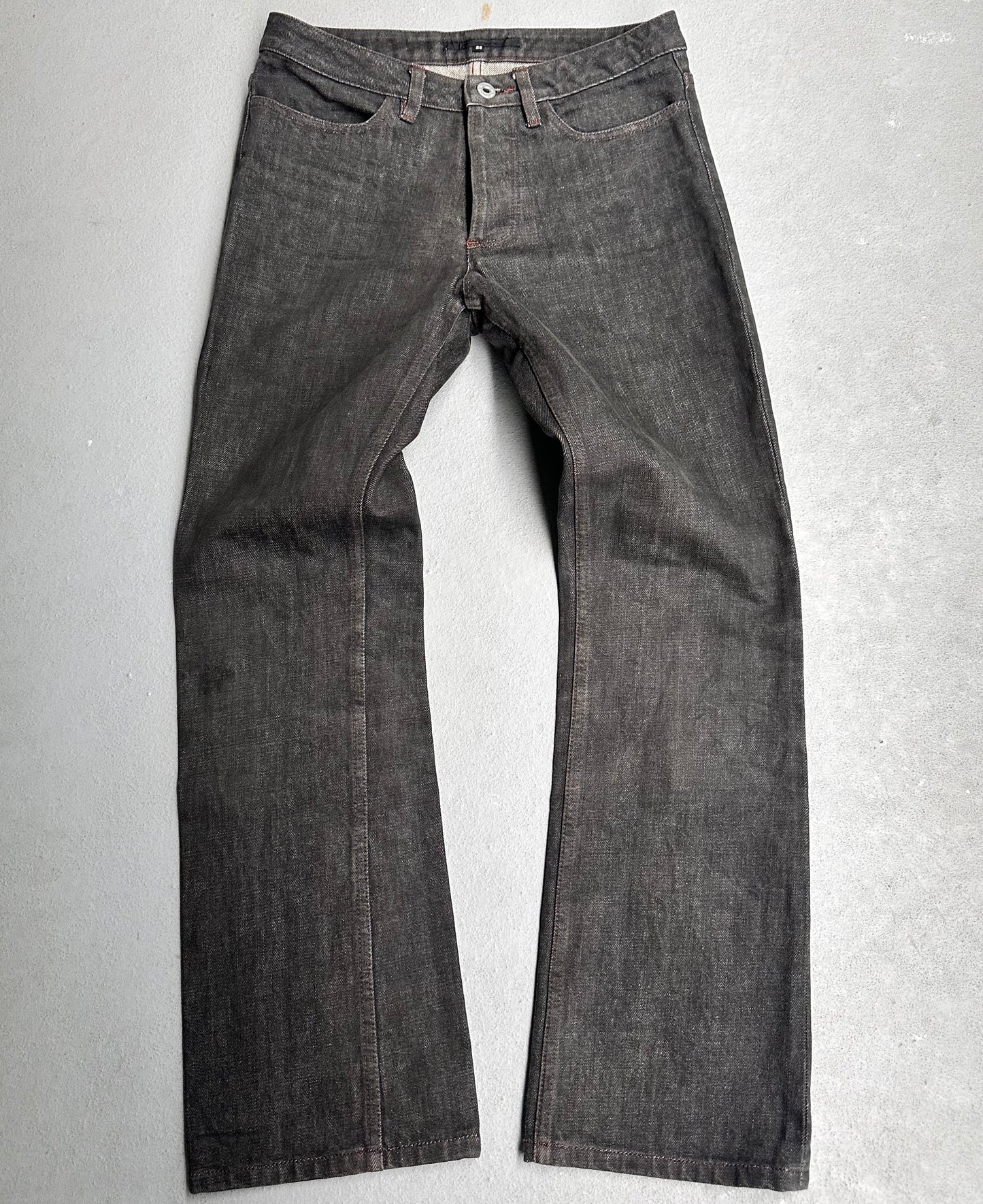 RipVanWinkle Early 00s Grey Bootcut Denim