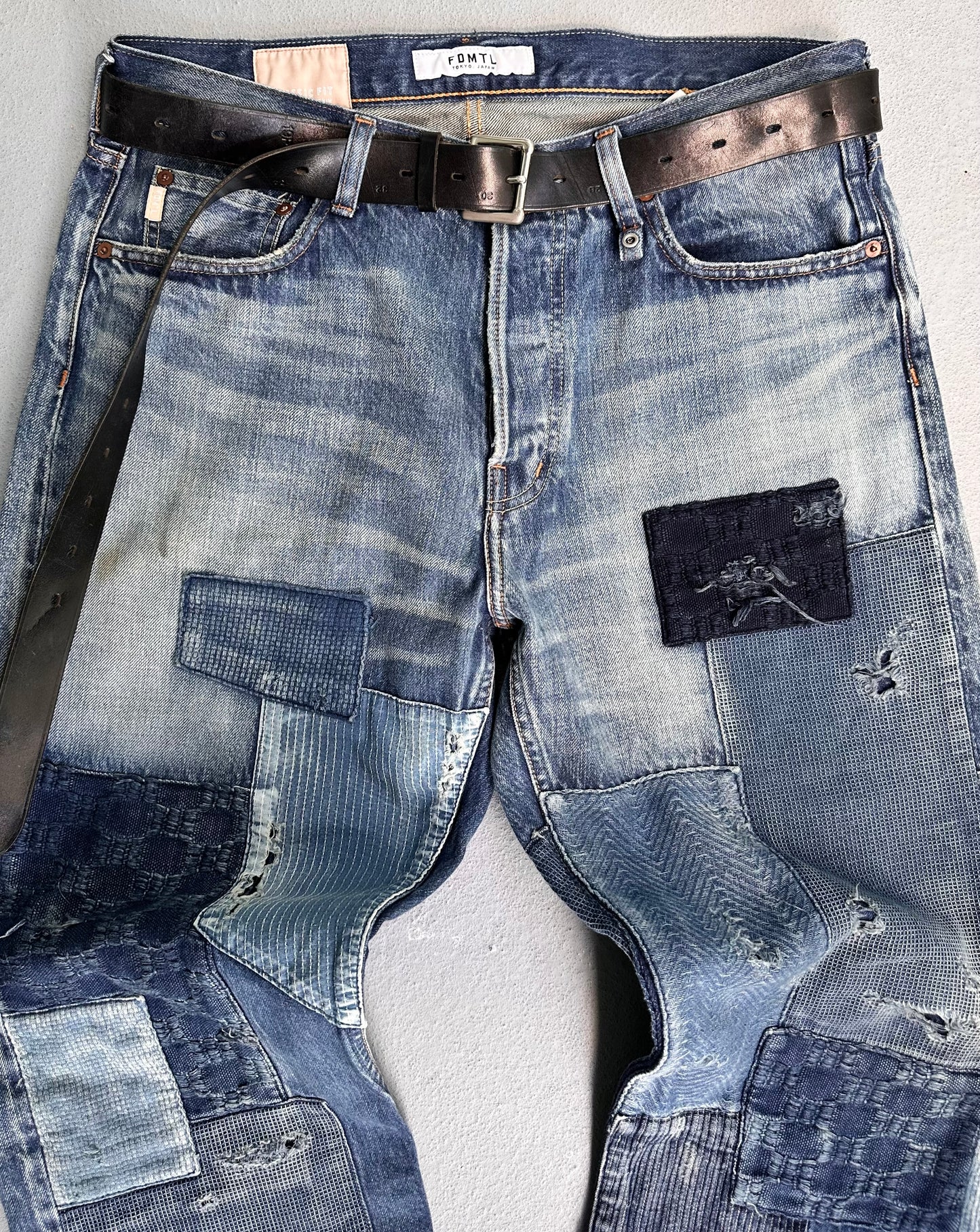 FDMTL Japan Multi-patchwork Bootcut Denim