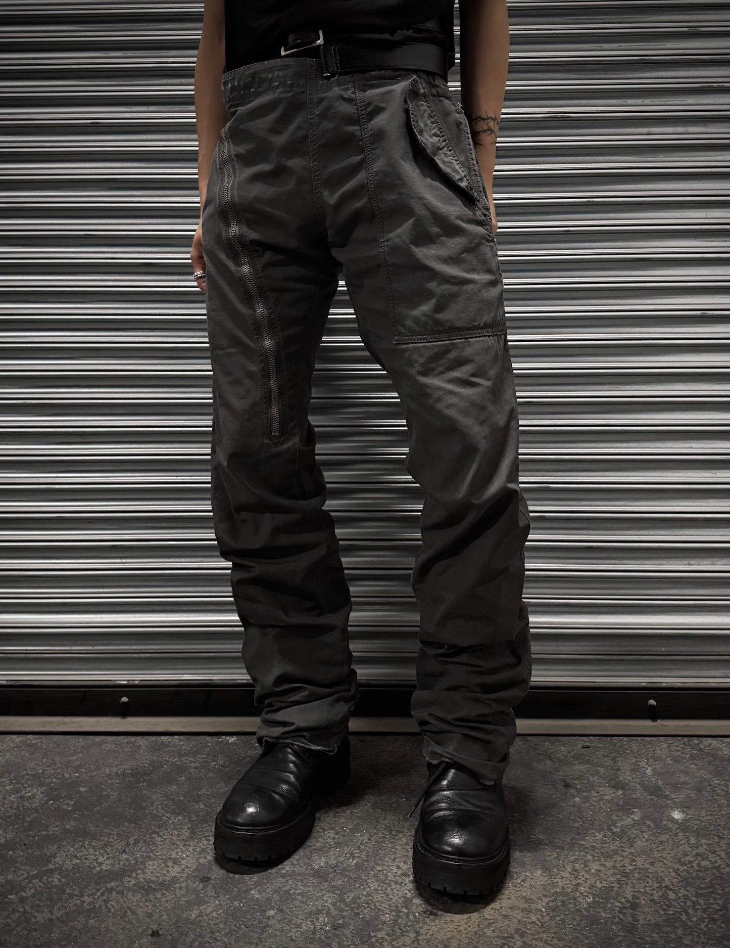 Rick Owens DRKSHDW AW09 “CRUST” Hogwash Aircut Ripstop Pants