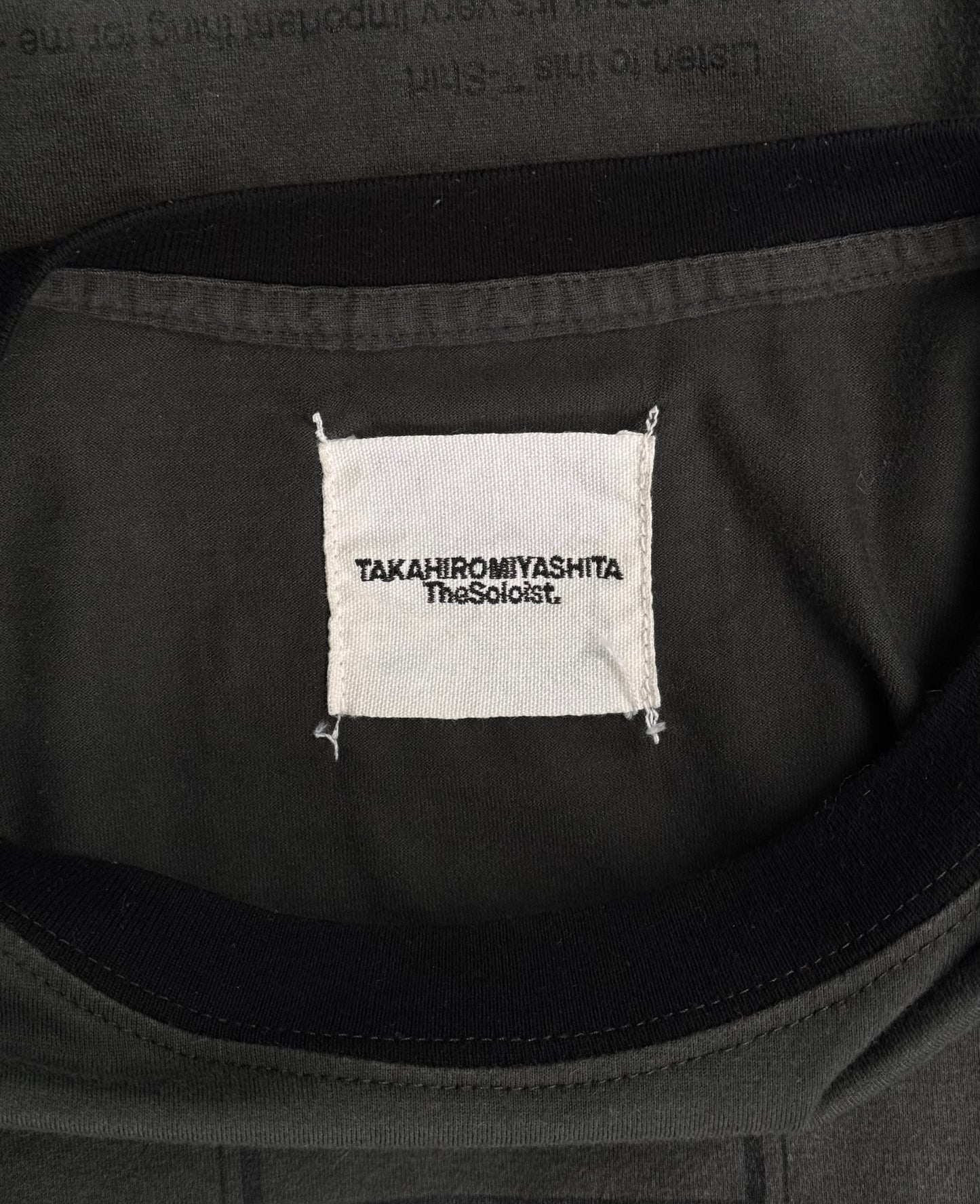 TakahiroMiyashita TheSoloist. SS16 “Unfinished” T-shirt