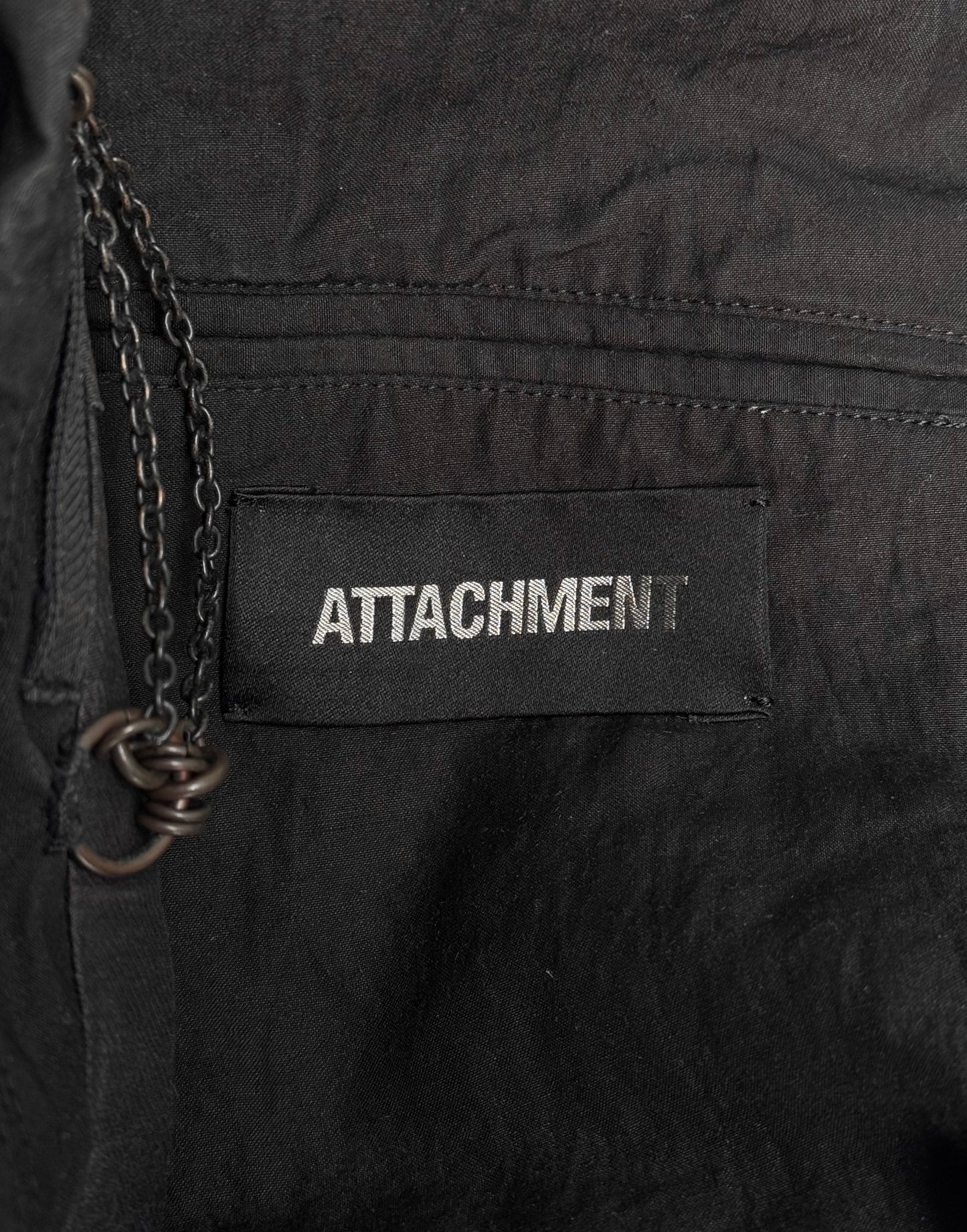 ATTACHMENT by Kazuyuki Kumagai SS16 Wrinkle Linen Blazer