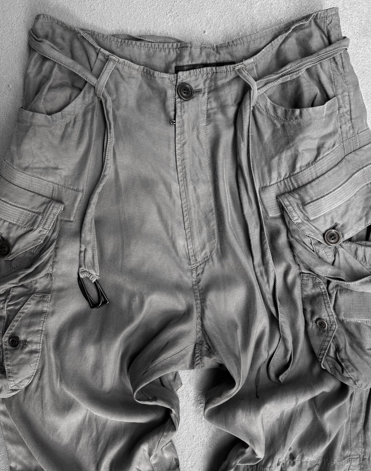 Julius_7 SS11 “Chaos; Ontological Anarchism” Gas-Mask Cargo Shorts