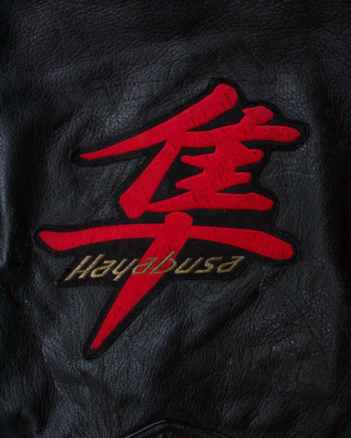 KADOYA K’s Leather Early 00s ‘Hayabusa’ Racing Cowhide Leather Padded Motorcycle Jacket